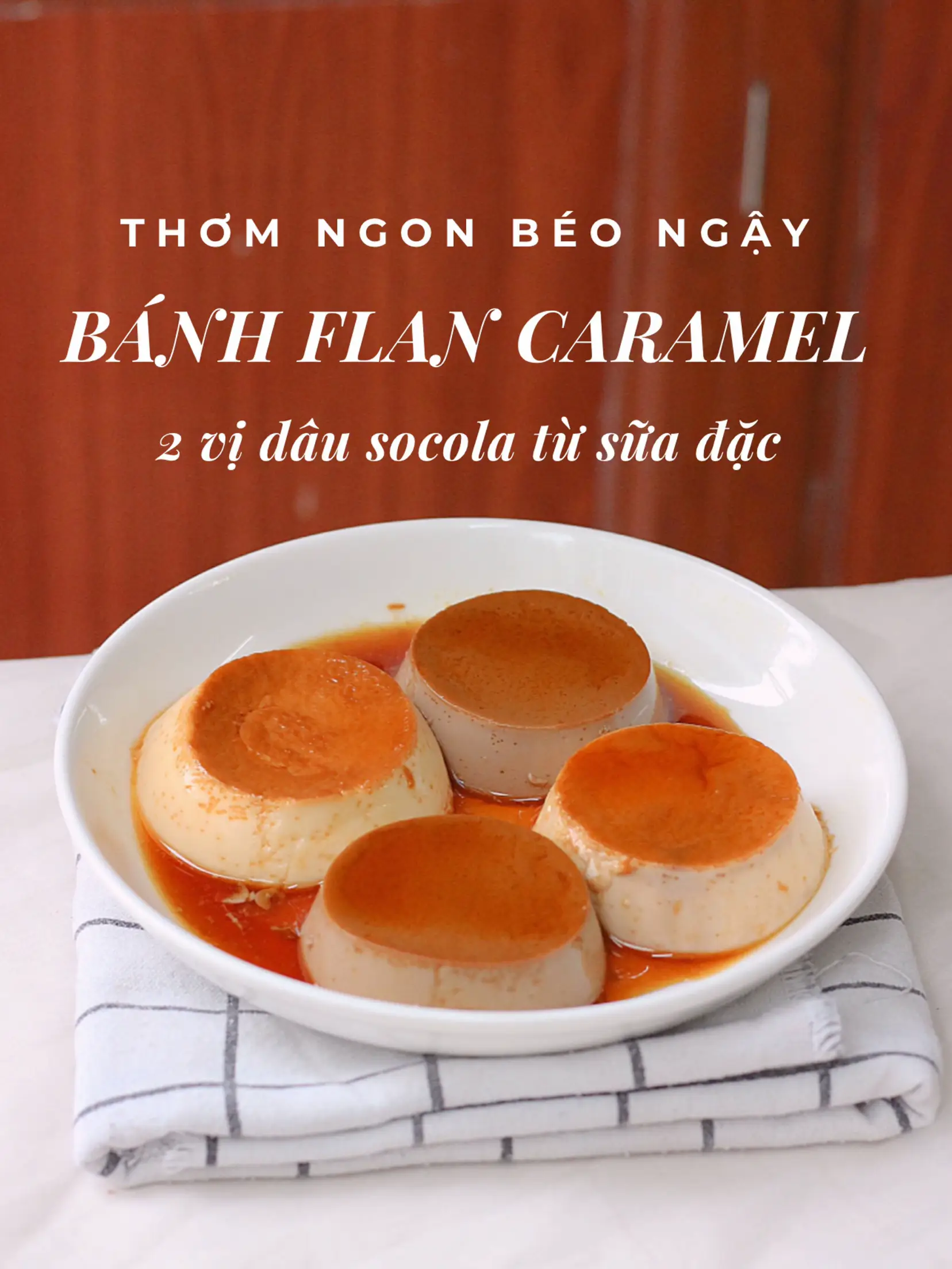 Cách làm bánh flan eat clean đơn giản và thơm ngon