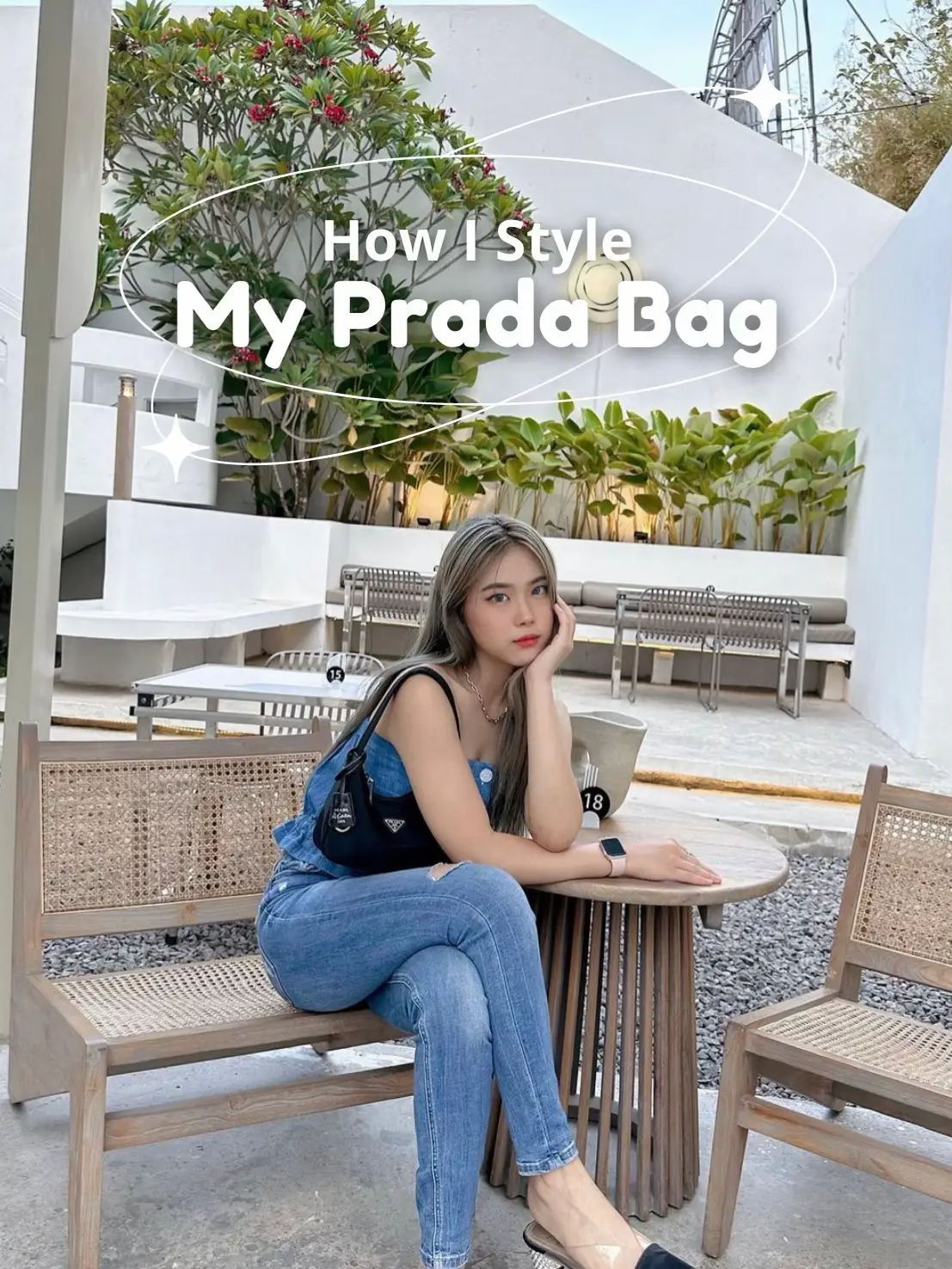 Airport Travel Outfit: Prada Re-Edition 2005 Nylon Bag - Hey Pretty Thing