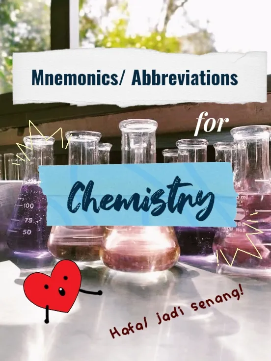 Remember Chemistry EASILY With These Mnemonics Remember chemistry easily with these mnemonics