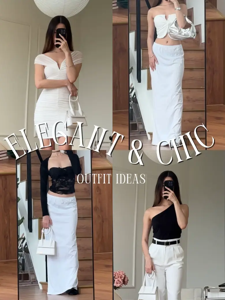 Elegant & Chic Outfits Ideas 🖤✨