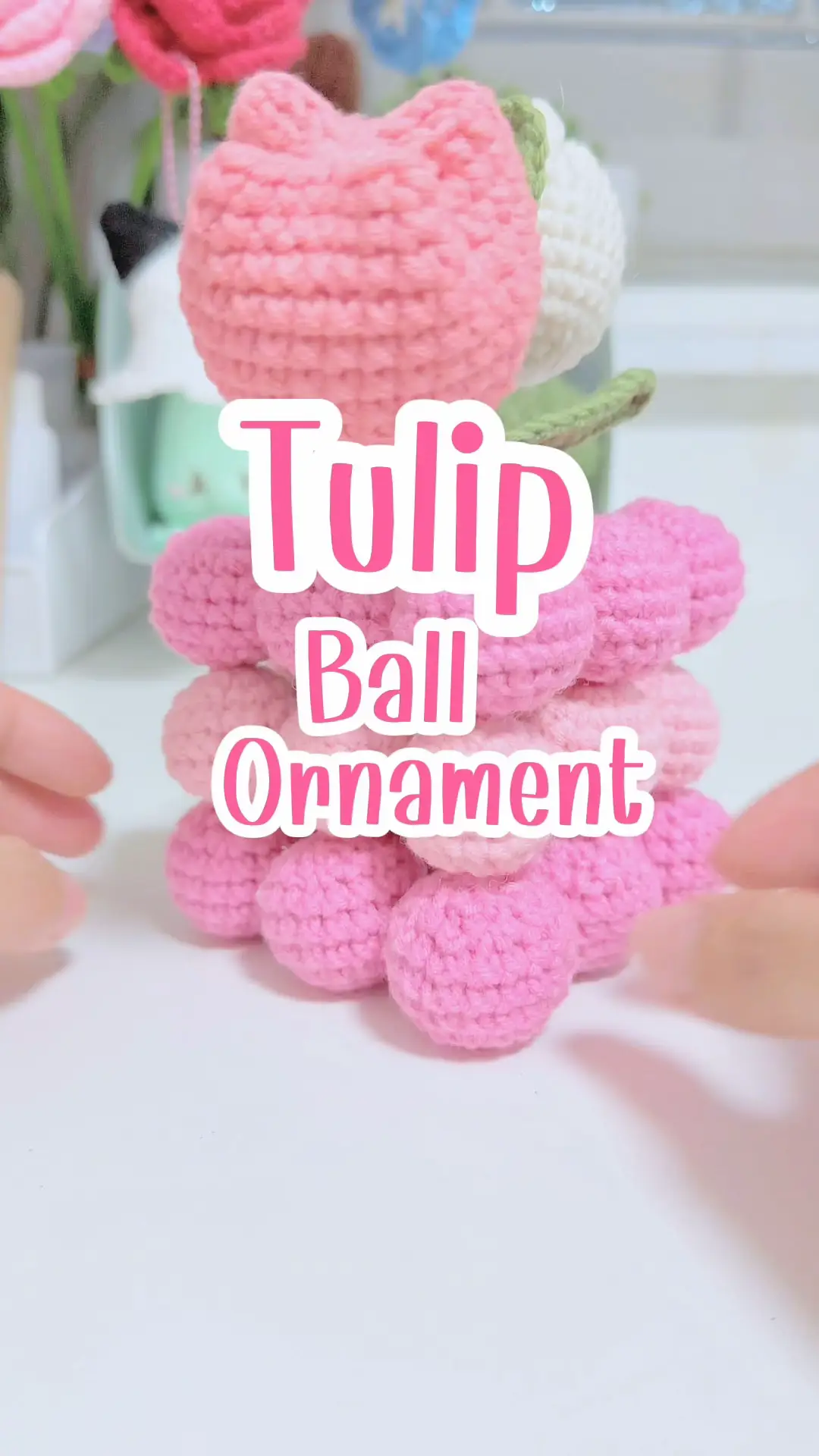 Beginner Diy Crochet Flower Kit Romantic Knitting Tulip - Temu
