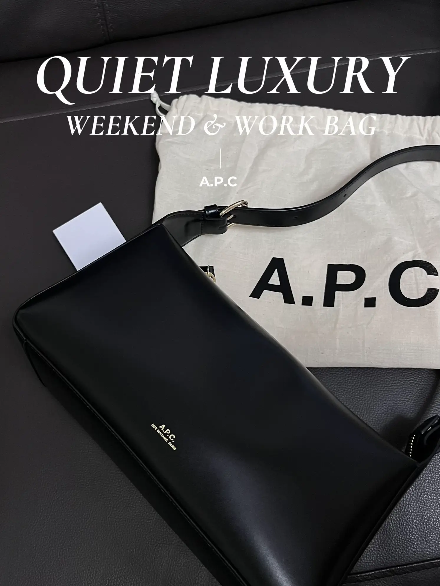 quiet luxury bag from A P C for work weekend ❤️ Gallery  