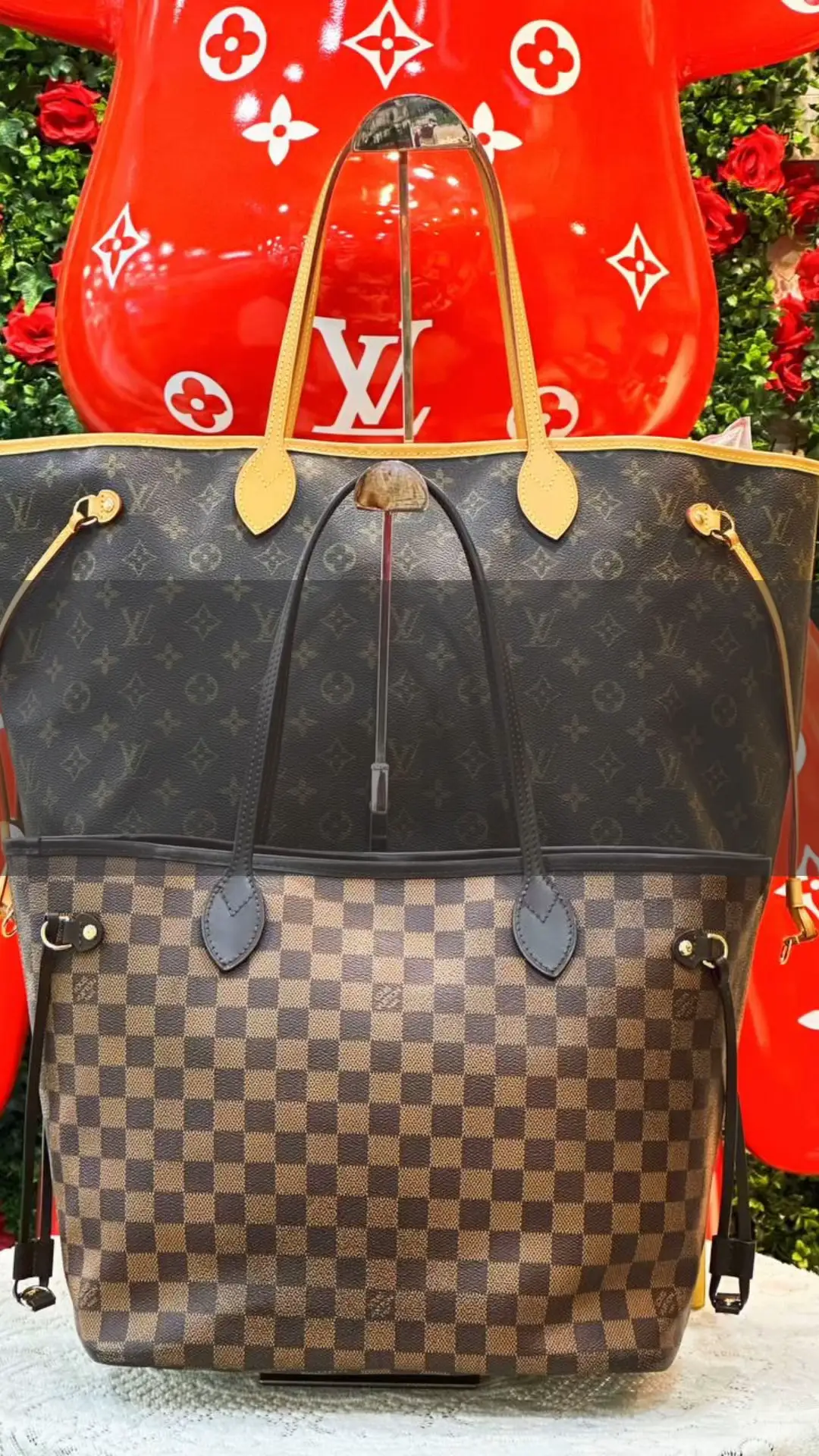 How to clean a Louis Vuitton Bag Inside and Outside Neverfull + Waterproof  Vachetta with Carbon Pro 