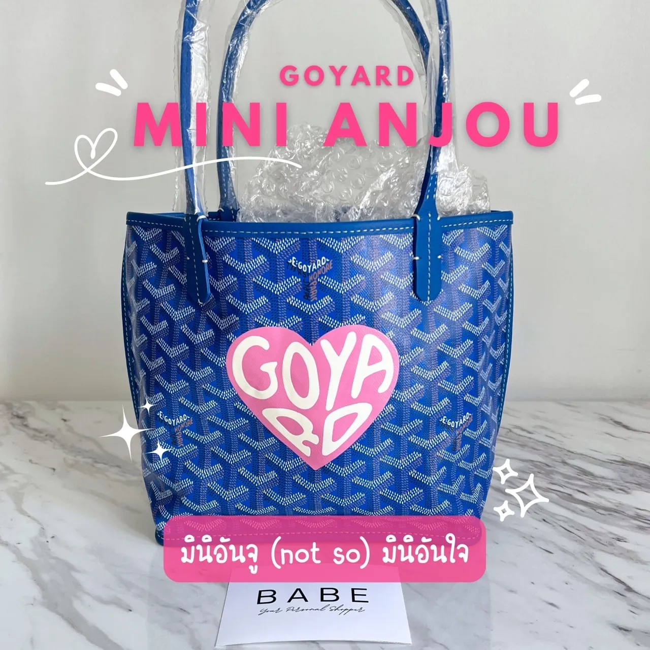 Goyard Mini Anjou: The tote bag for people who don't love tote bags. 