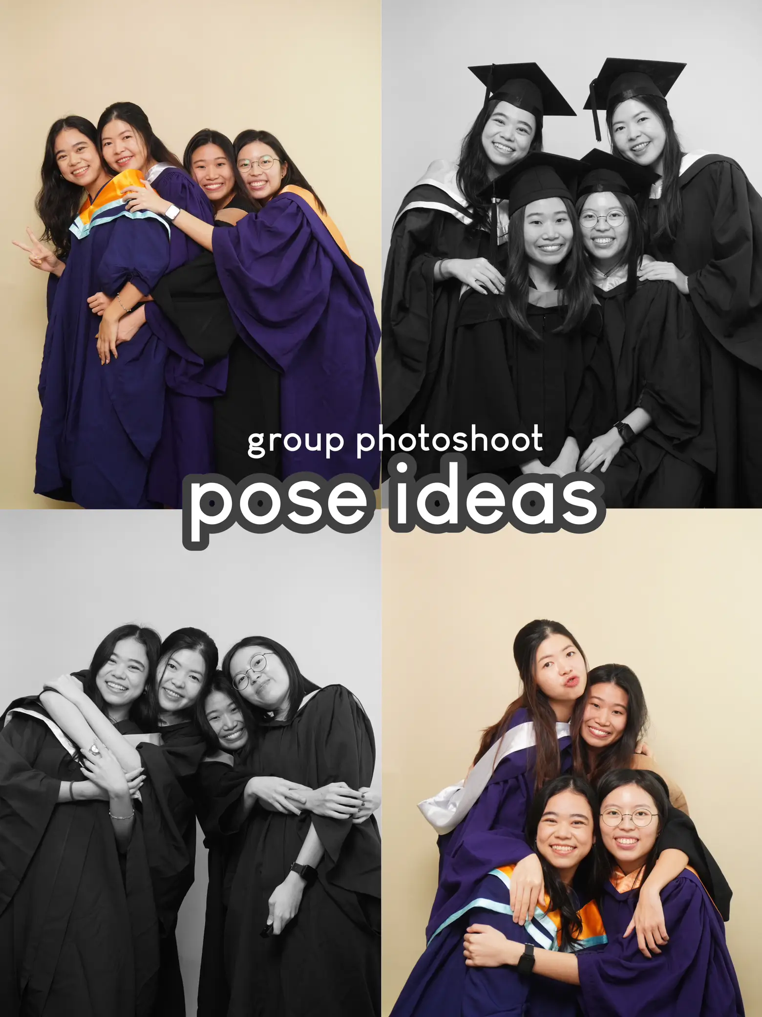 pose ideas for grad group photoshoots 👯‍♀️'s images(0)