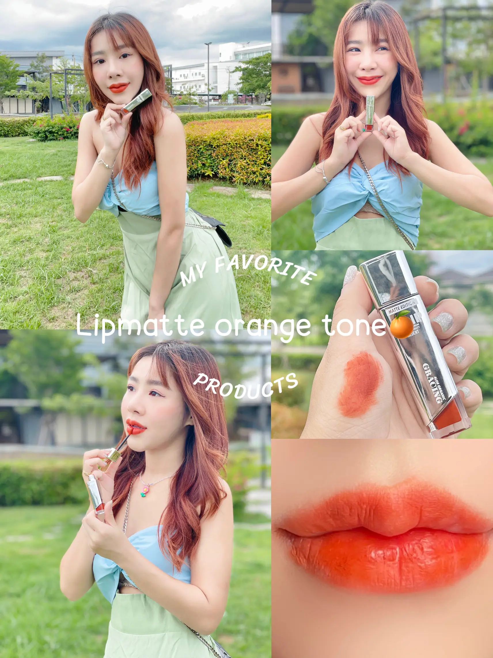 Lip Mat Medicine Sign. Bright Orange Tone.🍊🌷 | Gallery posted by  น้ำพั้นซ์ว่าดี | Lemon8