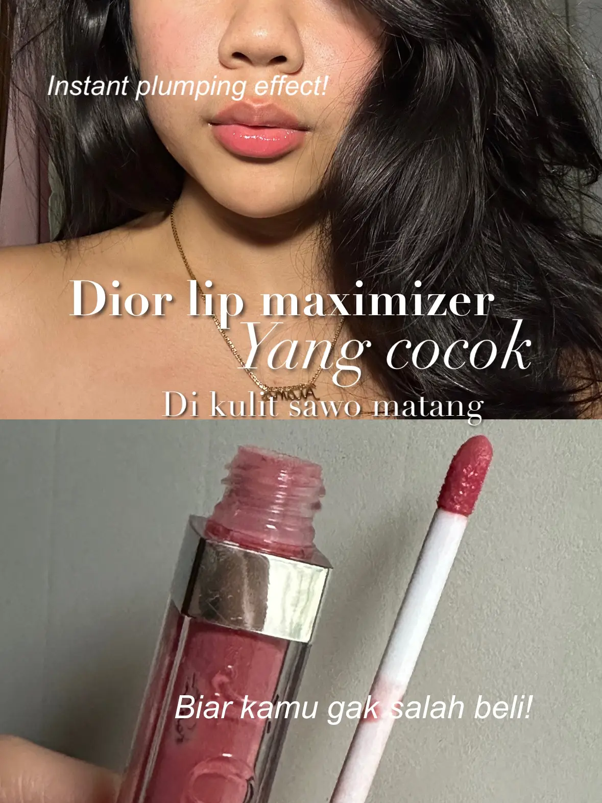 Dior lip tattoo discount asli dan palsu