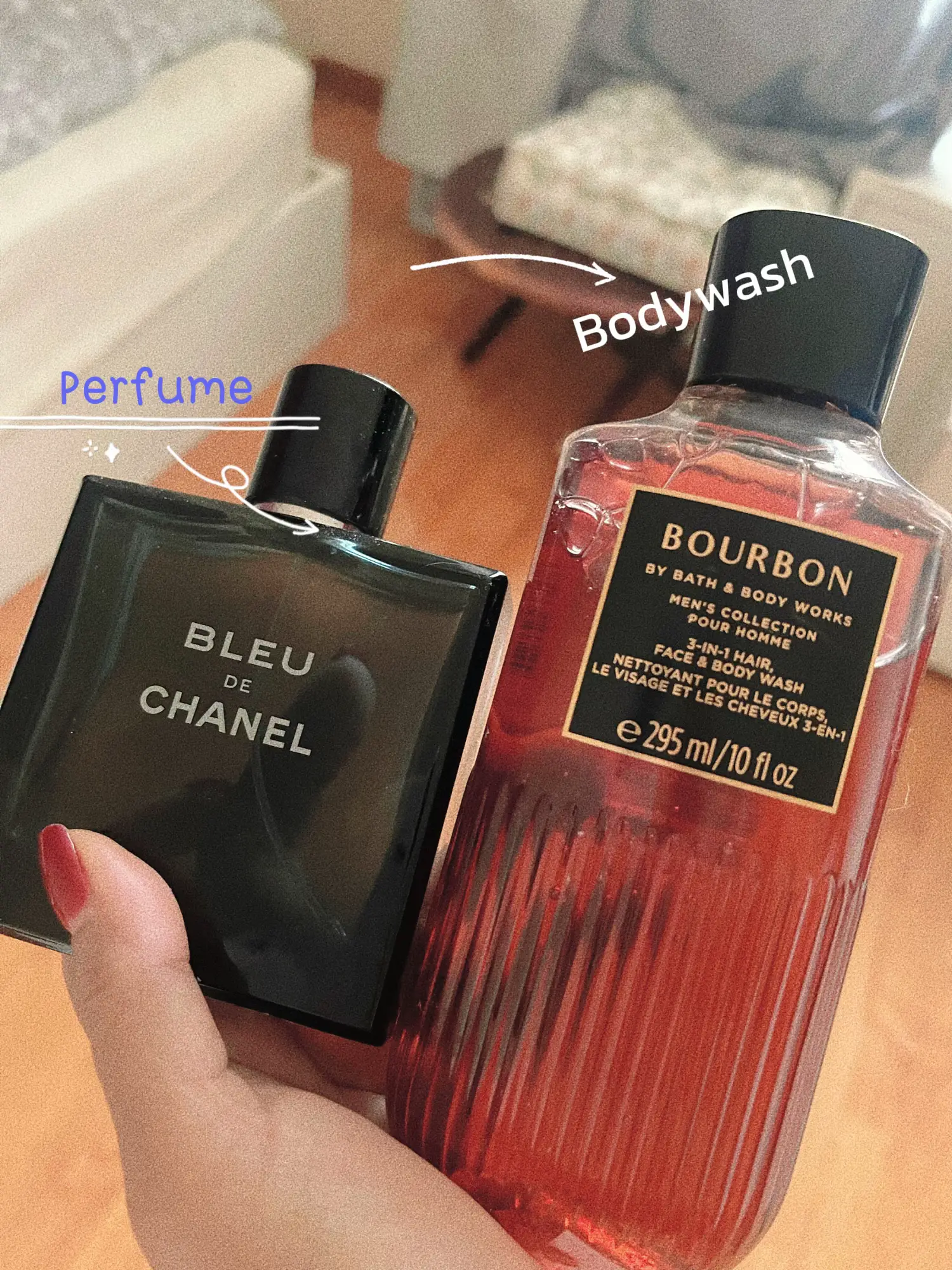 Bodywash จับคู่กลิ่นเหมือนกลิ่นน้ำหอม Si และ Bleu Chanel
