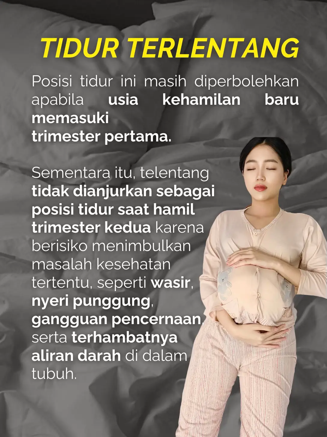 5 POSISI TIDUR SAAT HAMIL YANG DIANJURKAN!🤰 | Gallery posted by Charmine🤍  | Lemon8