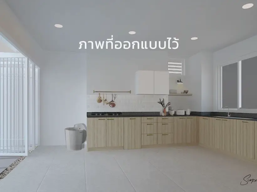 ครัวไทยหลังบ้านแบบโปร่ง ๆ | แกลเลอรีที่โพสต์โดย กิ๊งก่องแก้ว | Lemon8