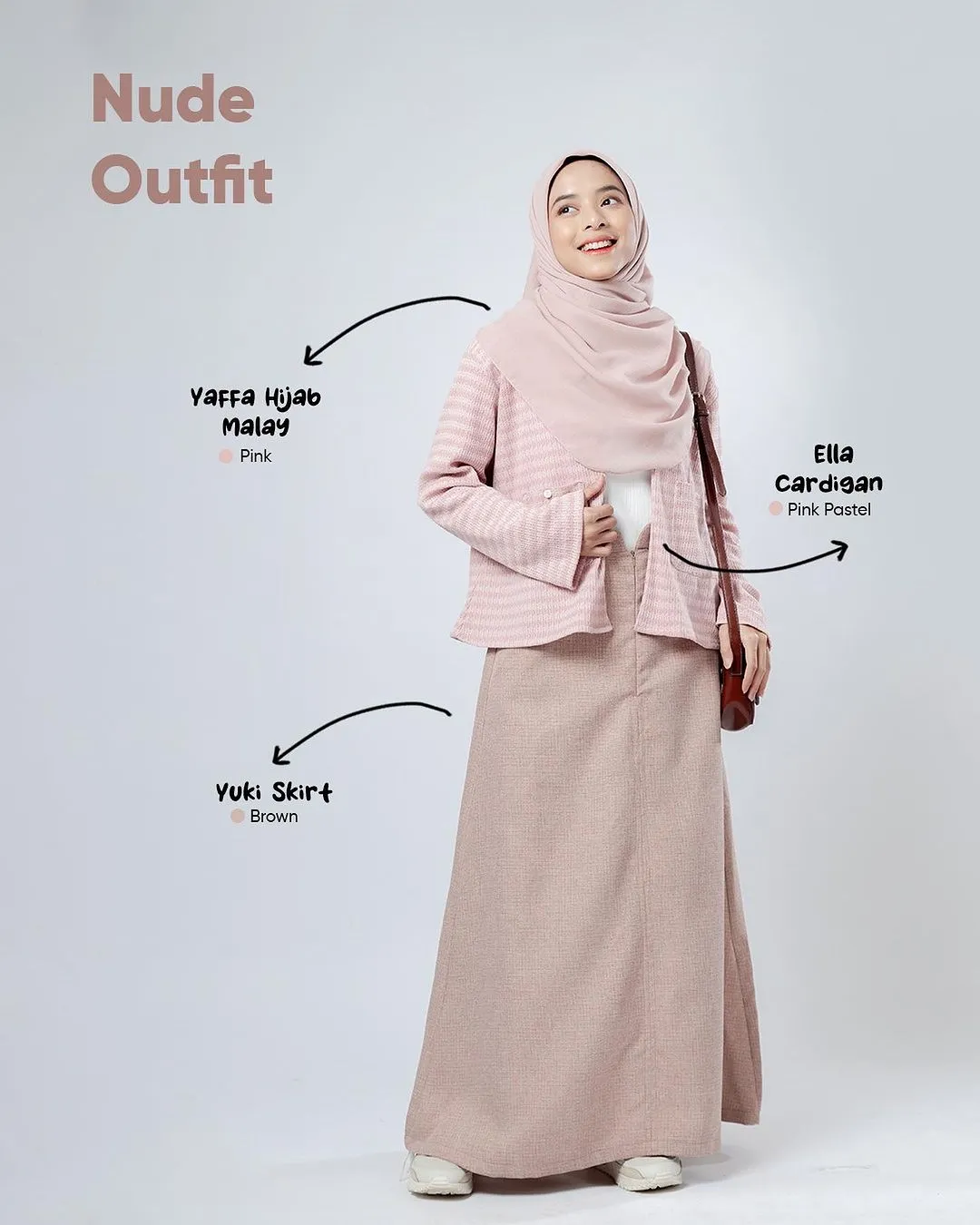 PLEATED SKIRT – ASH PURPLE – DLARAAISHAH