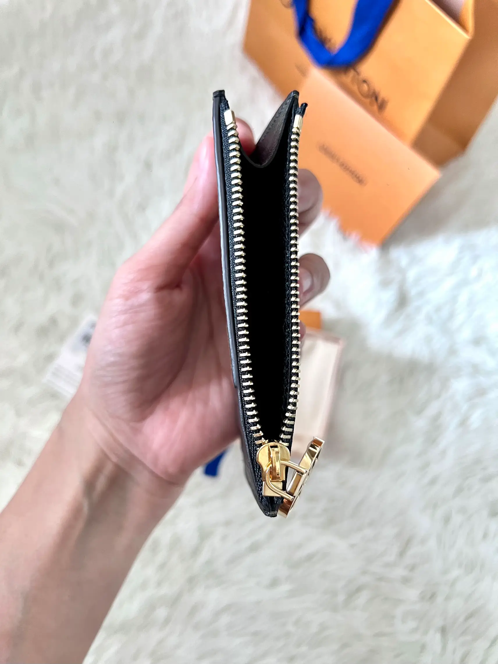 Unboxing LOUIS VUITTON Envelope Business Card Holder / How Many Cards Can  Fit in Card Holder 