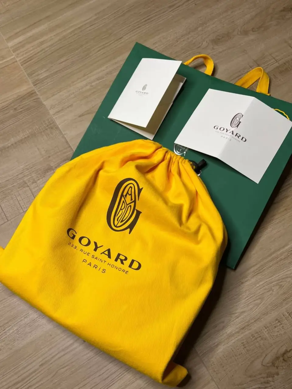 Unboxing of my Goyard clutch/Jouvence toiletry bag. #goyard