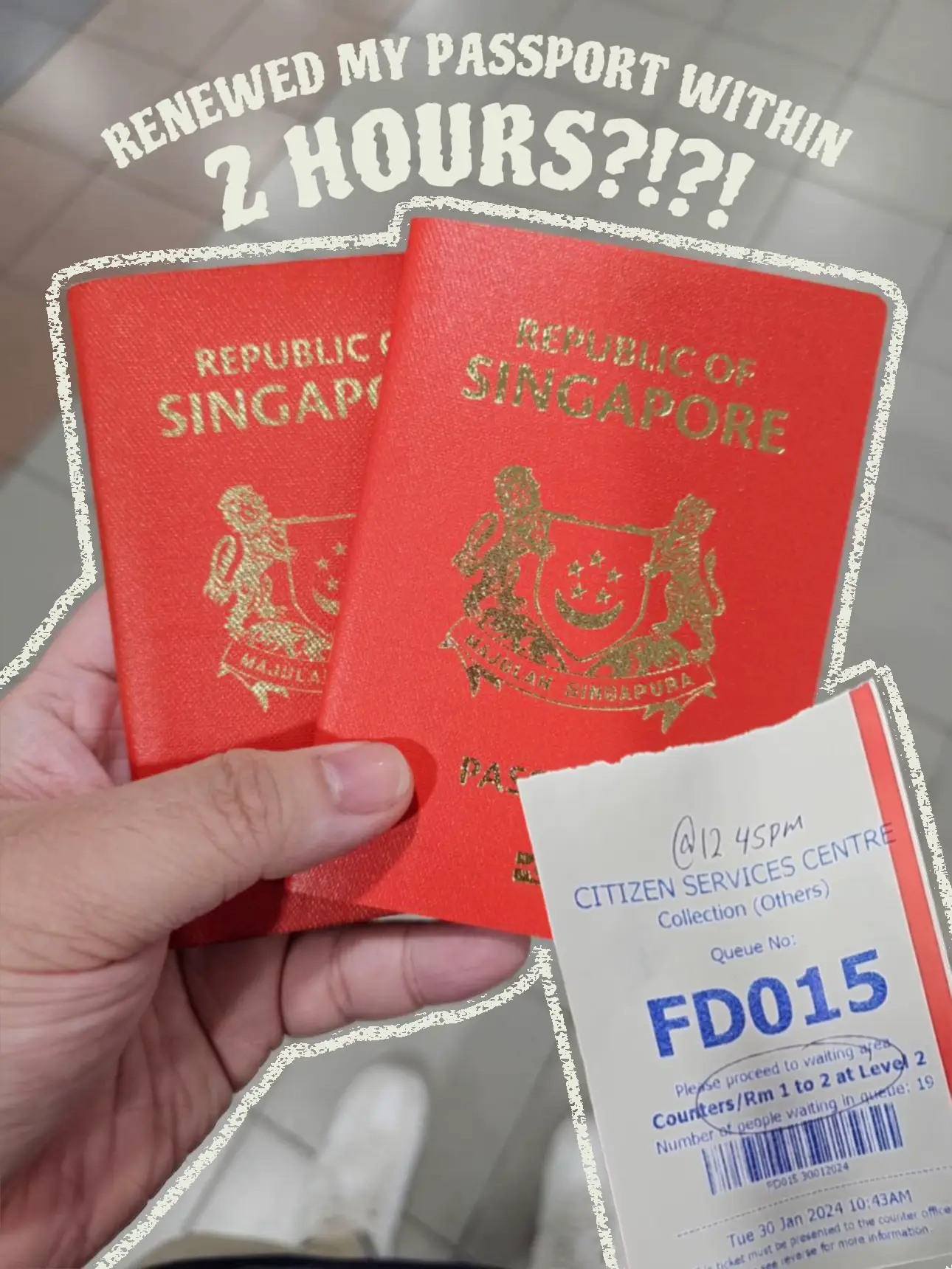 How I renewed my passport within 2 hours! | Gallery posted by 