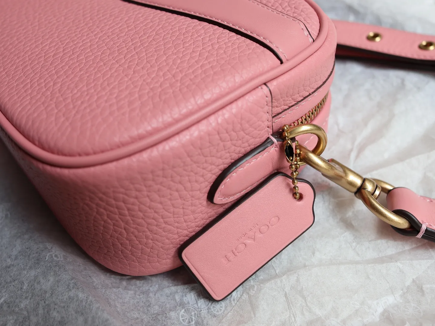 Coach rose pink bag hot sale