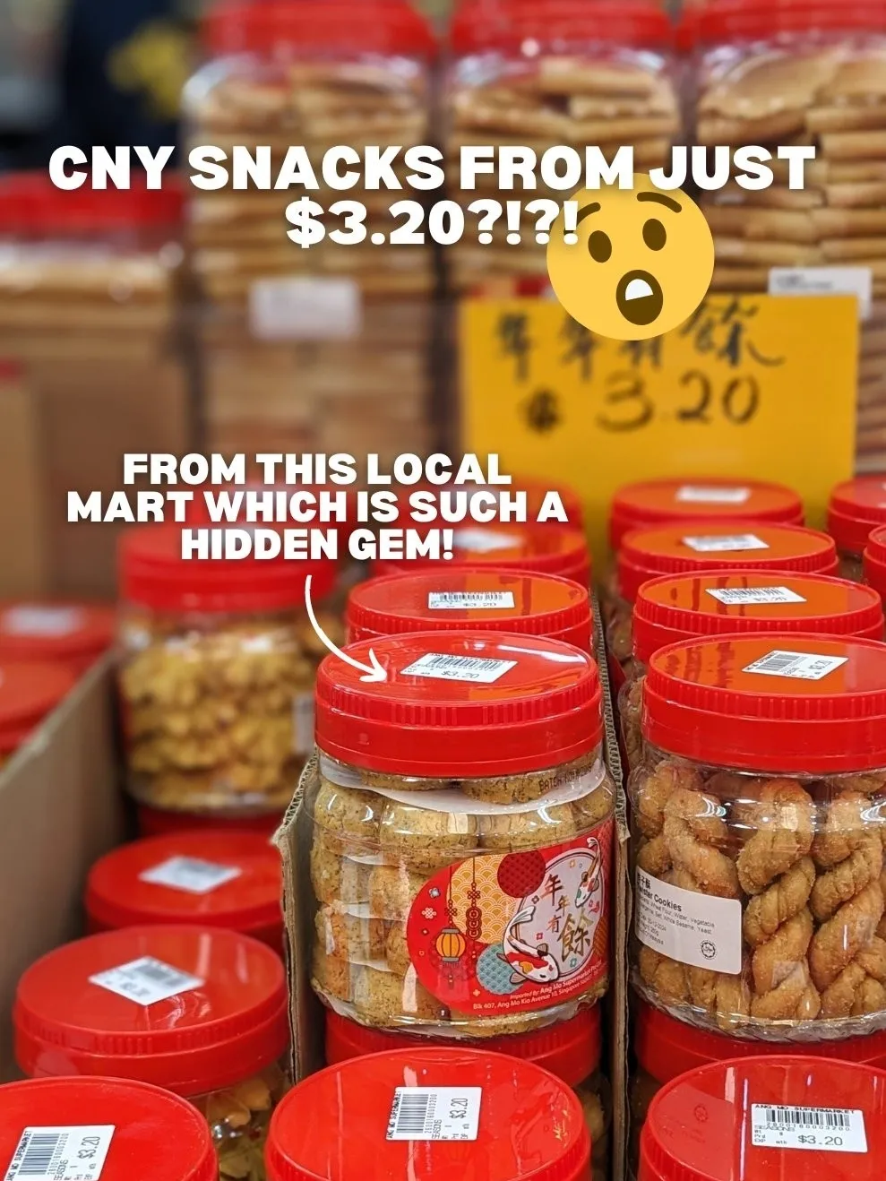 I found the cheapest CNY snacks in SG!!! 🤤's images(0)