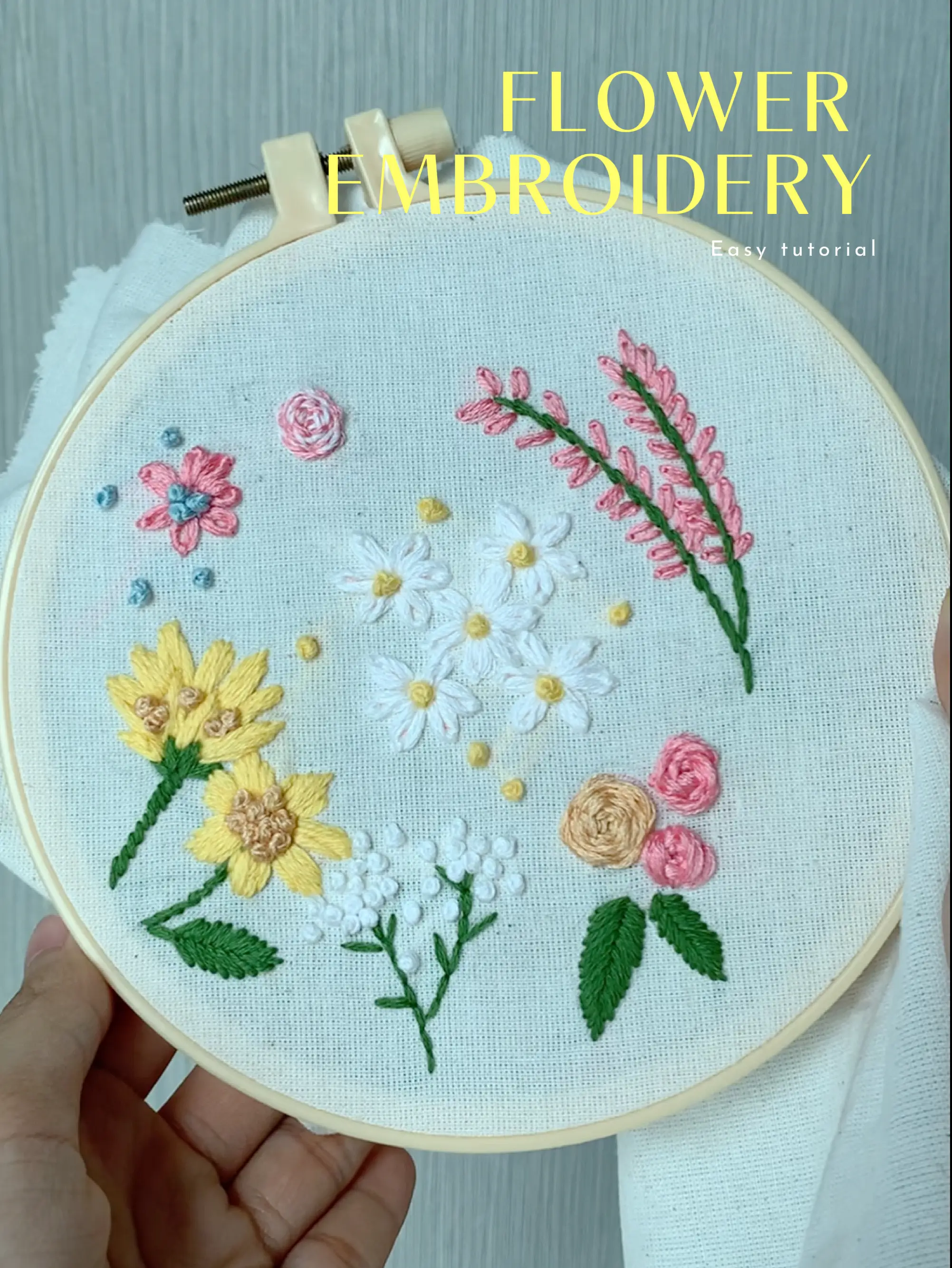 How to back an embroidered item #diyembroidery #howto #embroidery