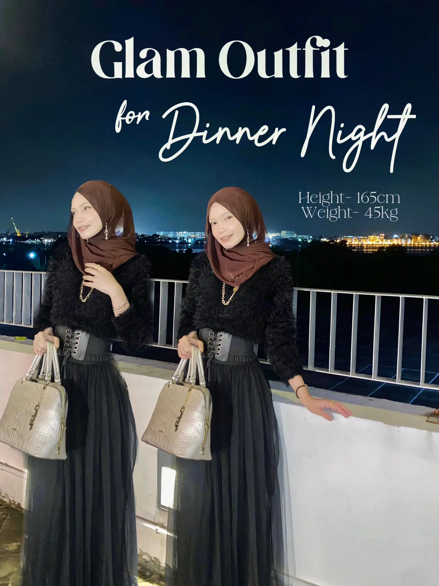 Muslimah dinner outfit sale