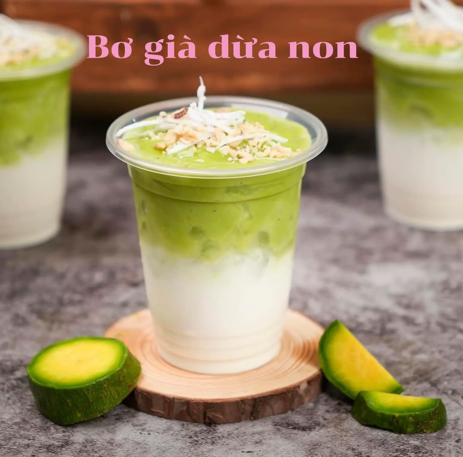 Cách làm món bơ già dừa non ngon tại nhà | Bộ sưu tập do Bếp Của ...