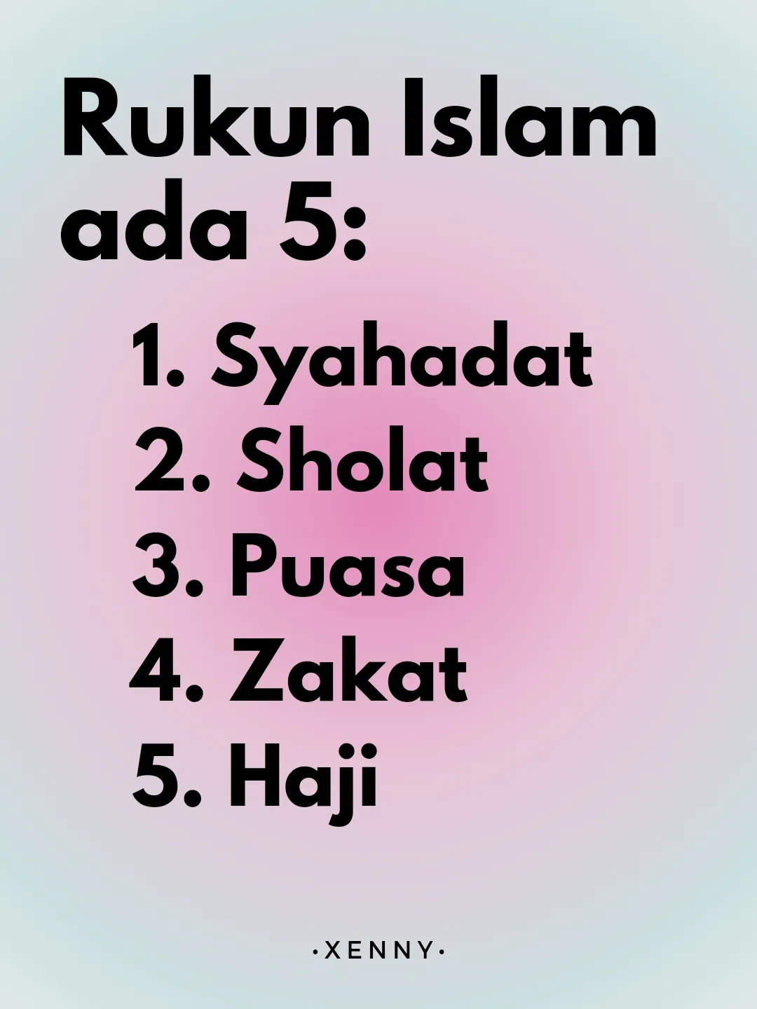 Rukun Iman Dan Islam - Carian Lemon8