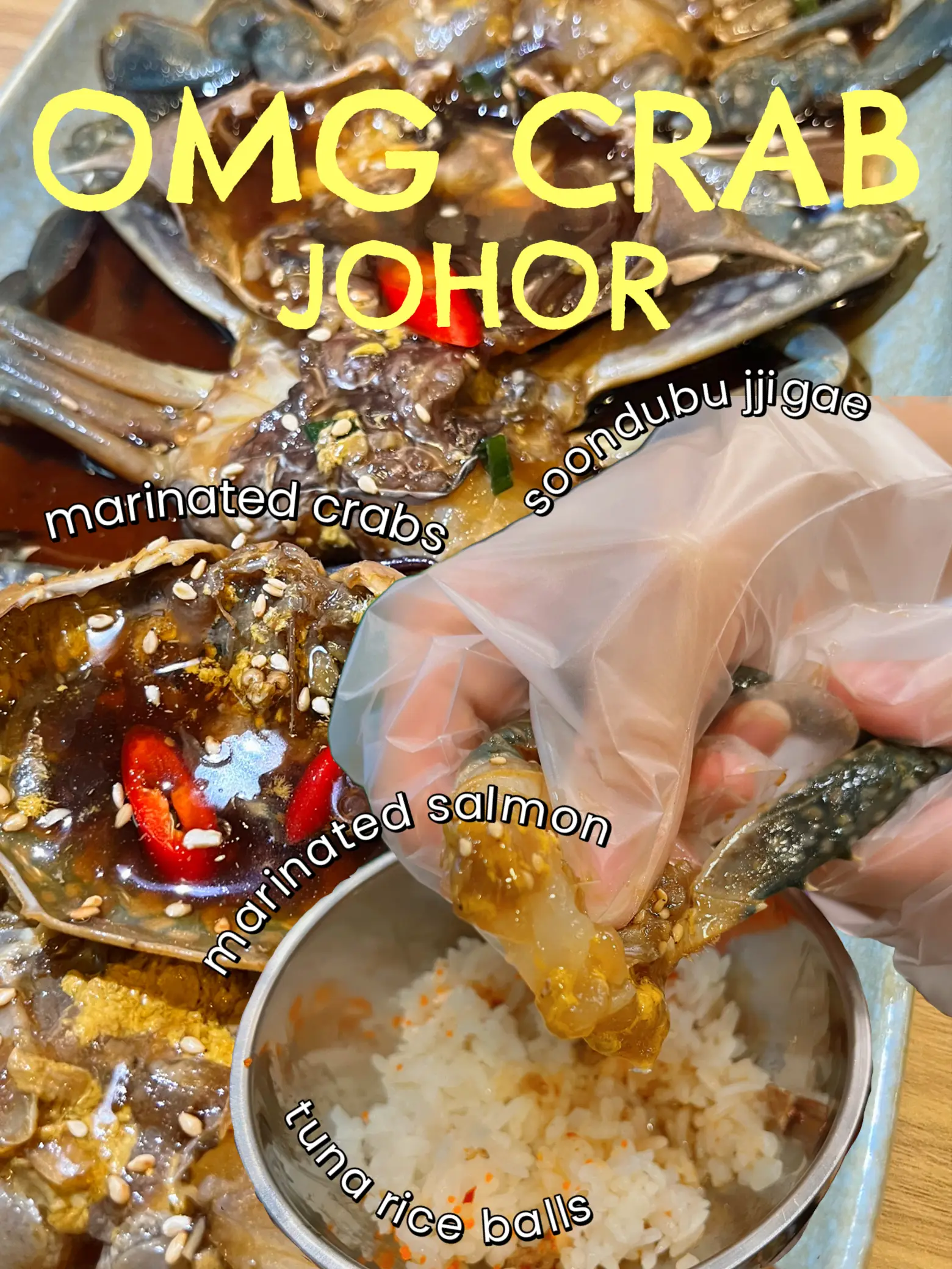 Raw Marinated Crabs in JB! 🦀's images