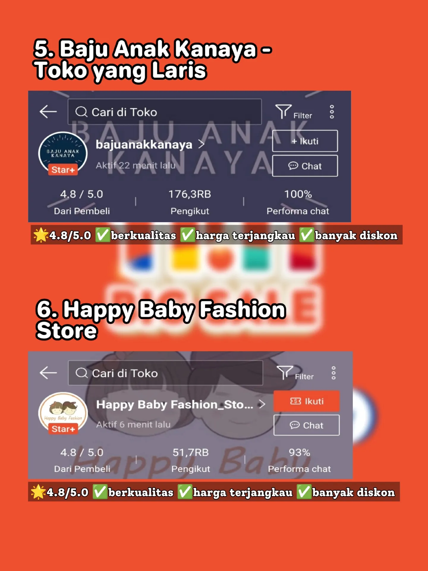 REKOMENDASI TOKO BAJU ANAK DI SHOPEE | Galeri diposting oleh Skinly