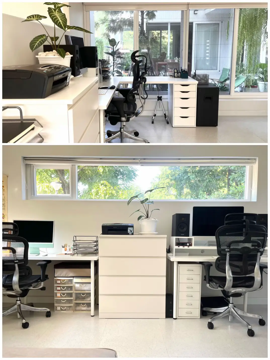 ไอเดียจัดห้องทำงานที่บ้าน😊 🖥️ | แกลเลอรีที่โพสต์โดย yu.t.baan | Lemon8