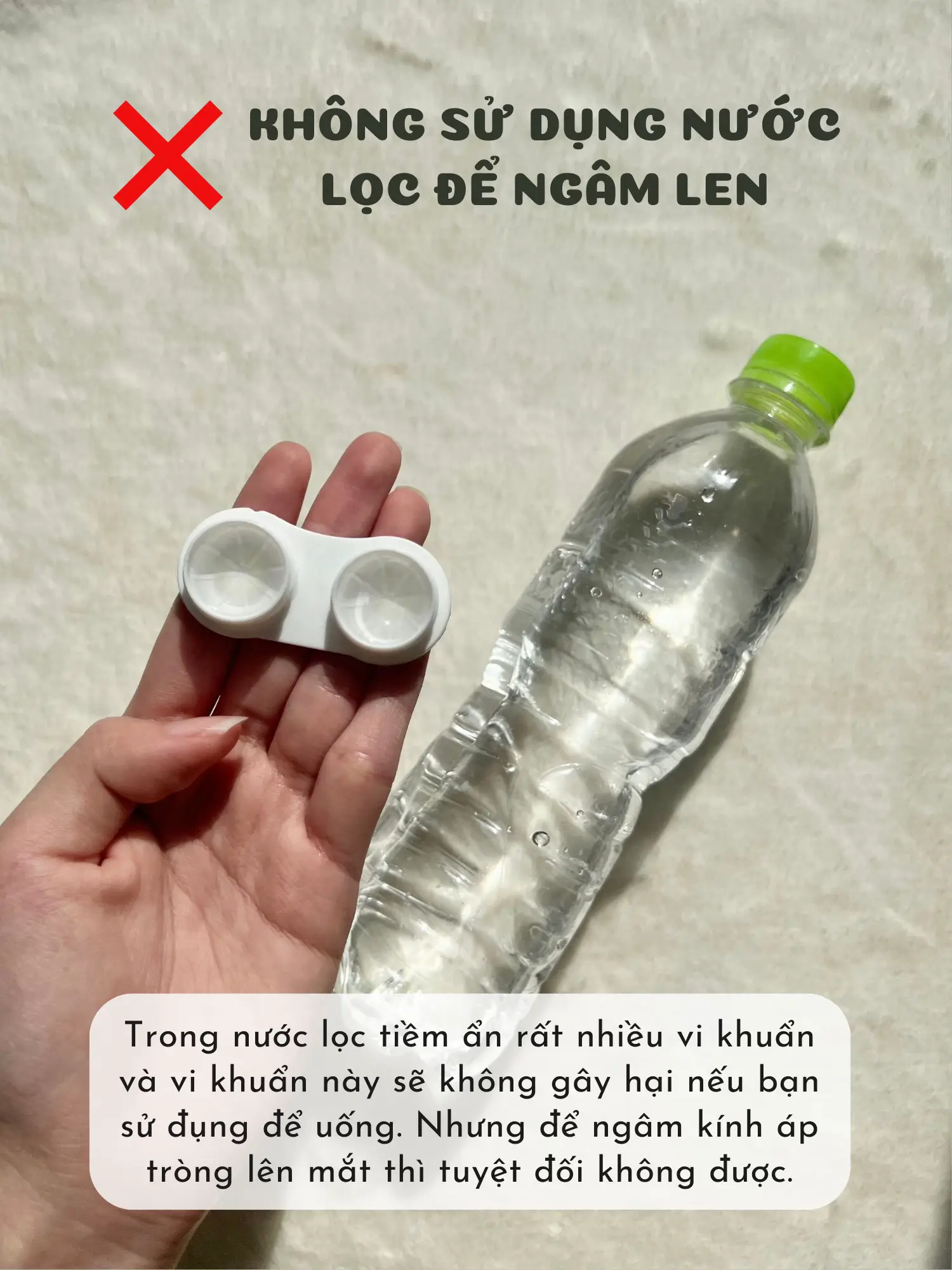 Thông Tin Về Việc Ngâm Lens Bằng Thuốc Nhỏ Mắt