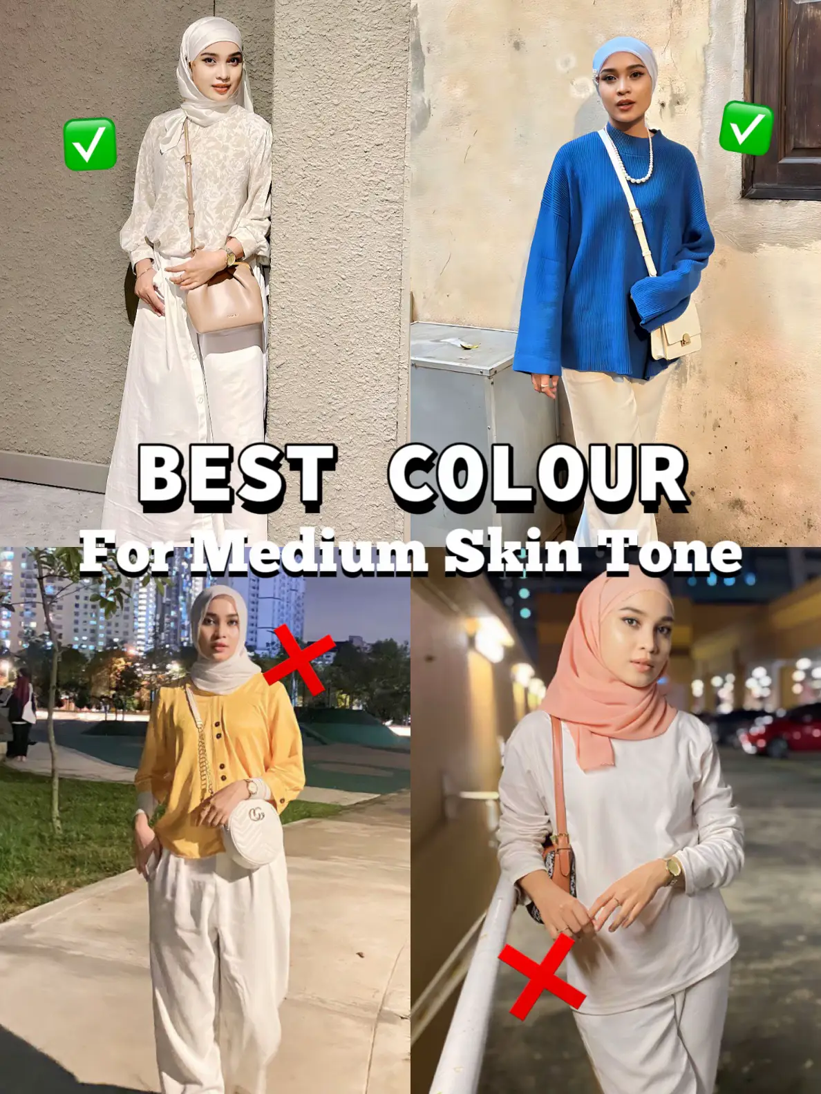 Best Colour For Medium Skin Tone! ✨ | Gallery posted by eisyasyahirah_ |  Lemon8