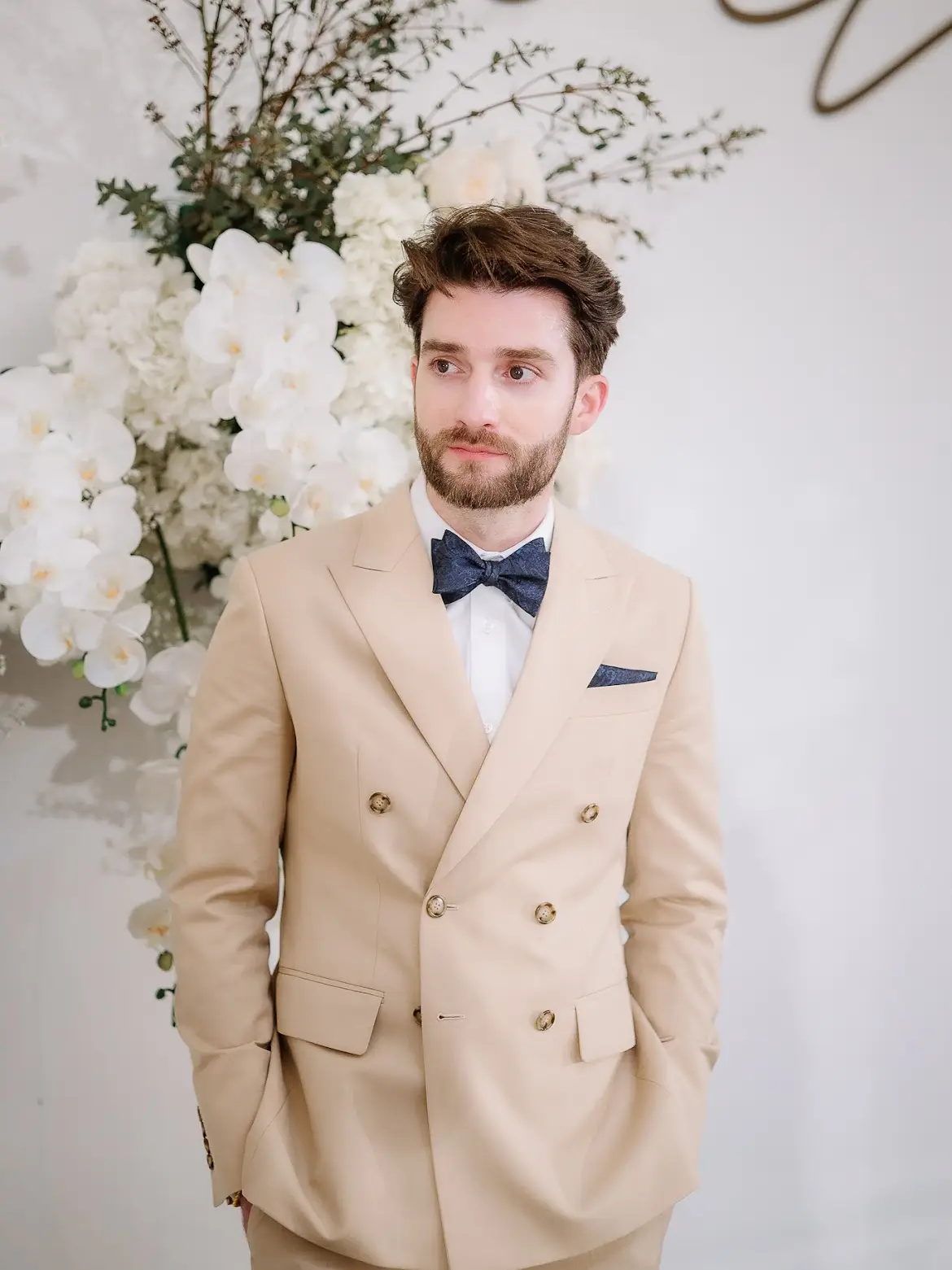 10+ Cream Wedding Suit
