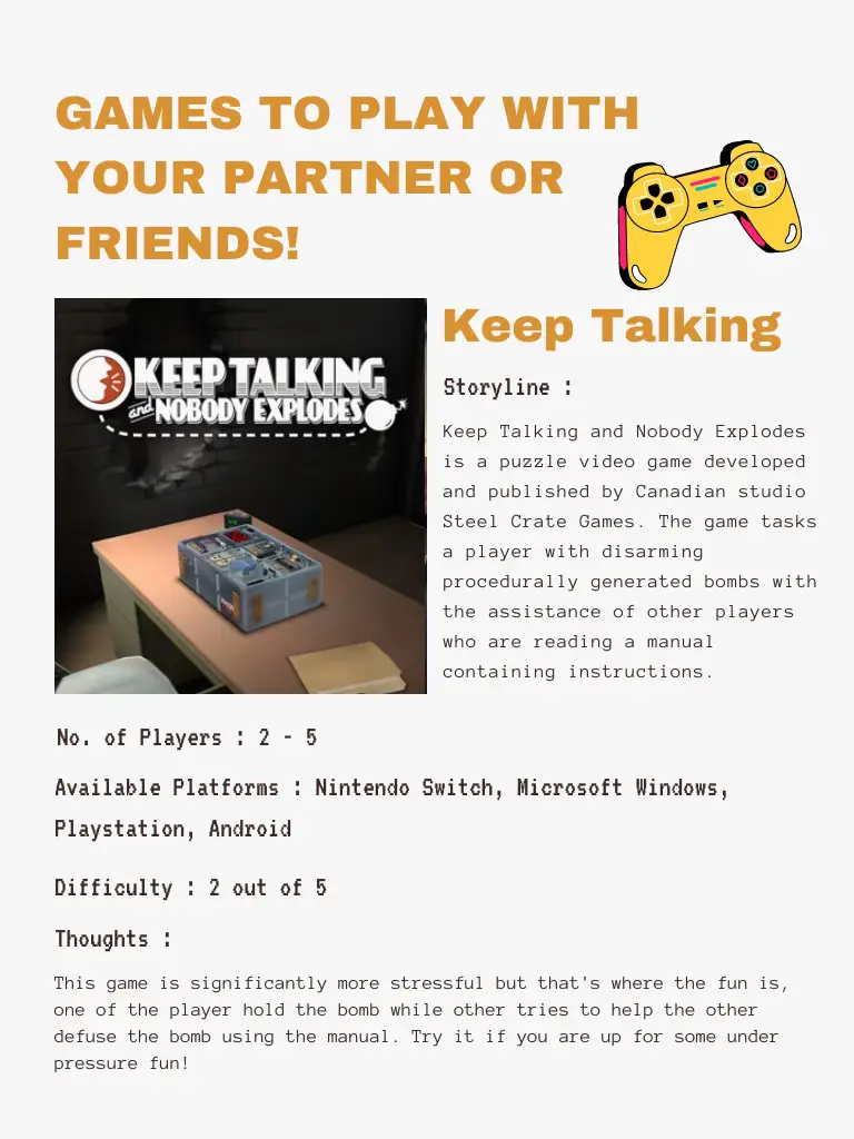 Keep Talking and Nobody Explodes for Nintendo Switch - Nintendo Official  Site