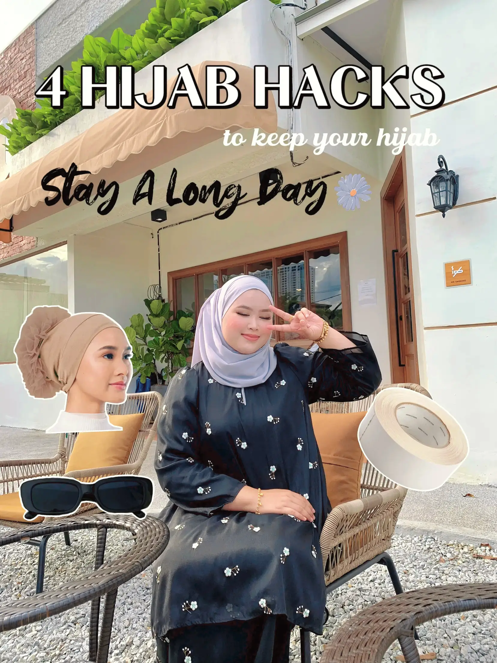 Hijab tutorial with fashion tape 🥰 #hijabi #hijabtutorial #modestfash, Modest Fashion