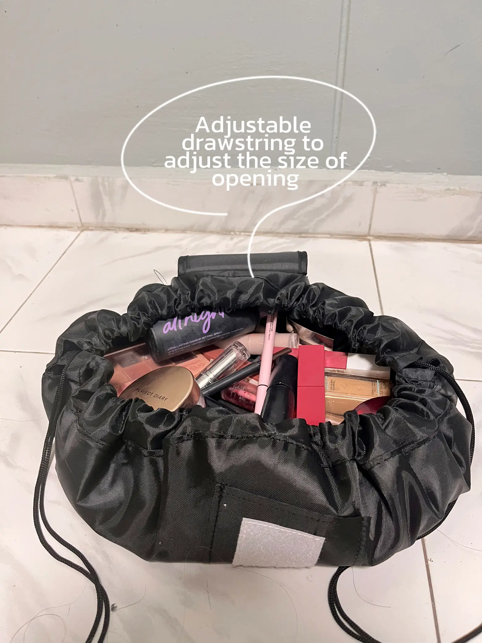 Best drawstring makeup bag hotsell