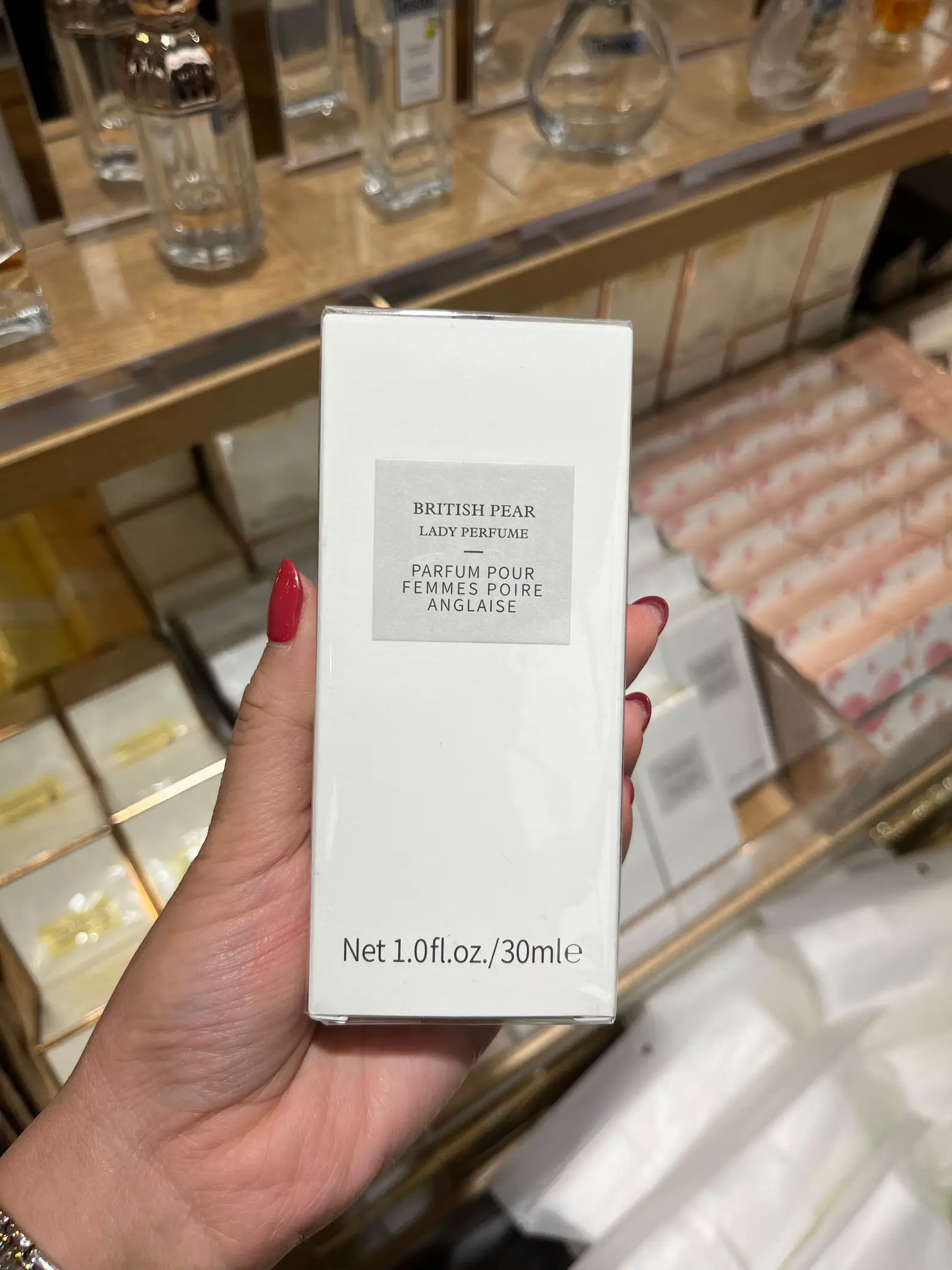 British pear perfume discount miniso