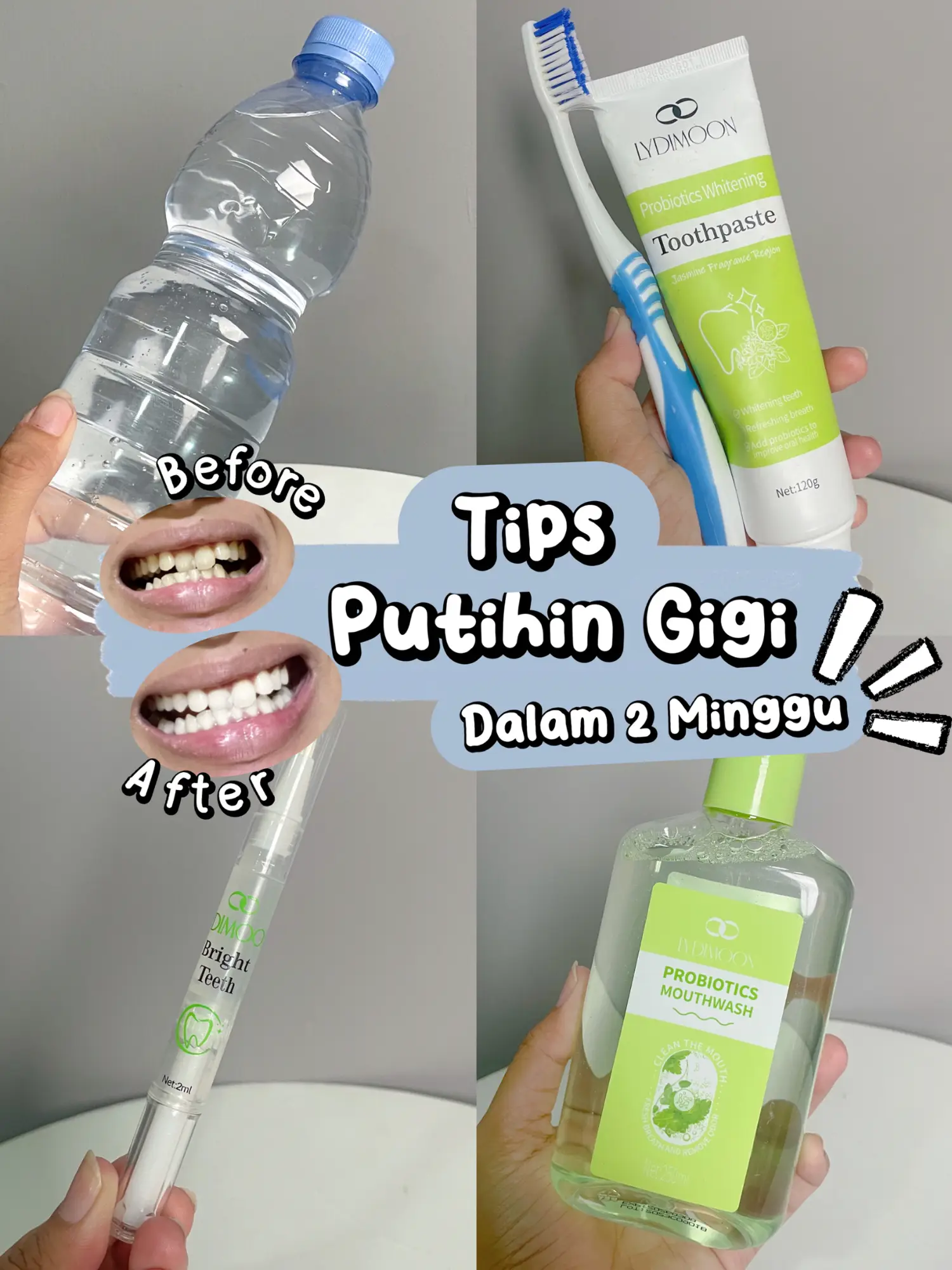 Tips punya gigi putih dalam 2 minggu check!  🏻 | Zellaが投稿した