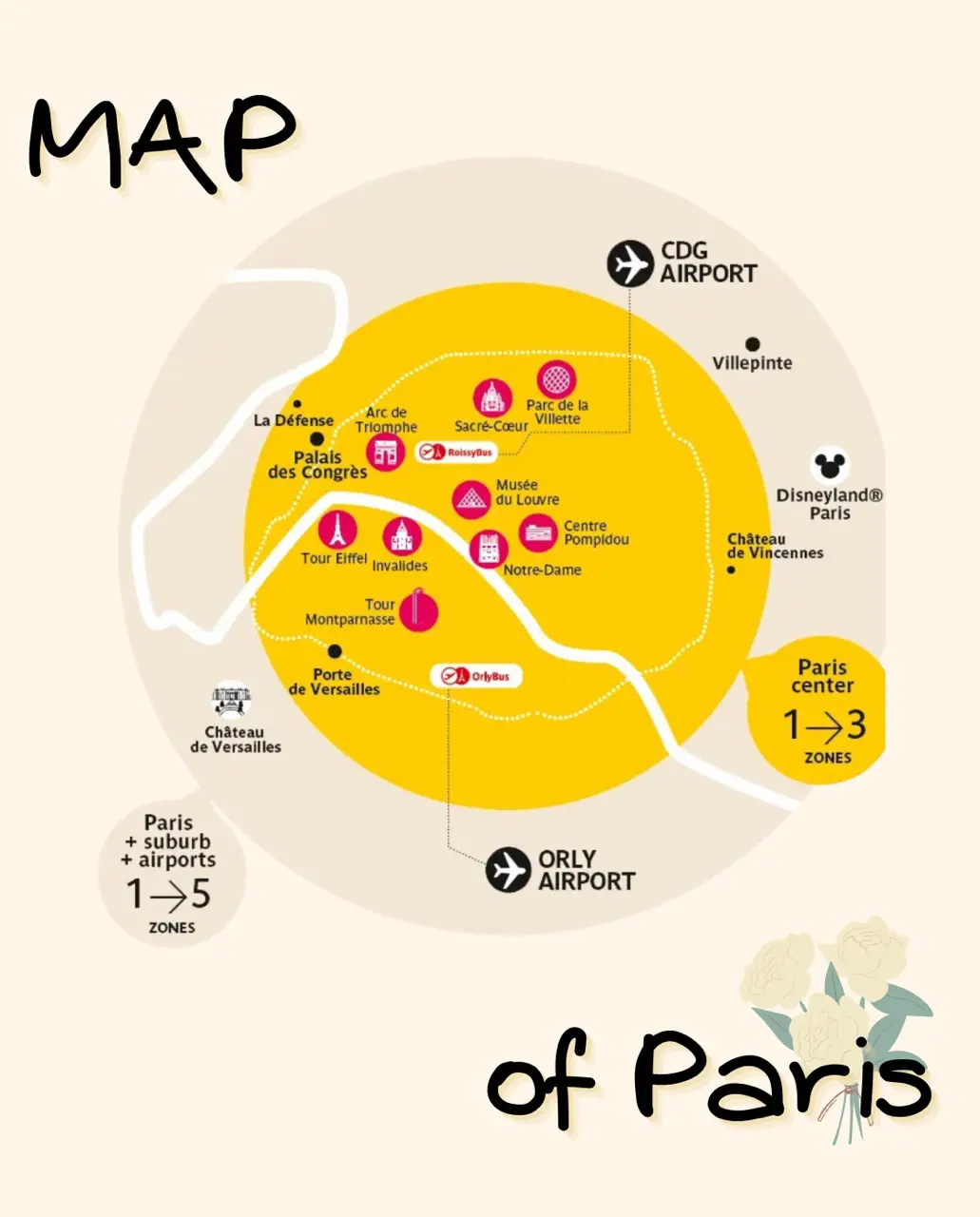 Paris Metro Zone Map Paris Zone Map Metro (Île-de-France, 47% OFF