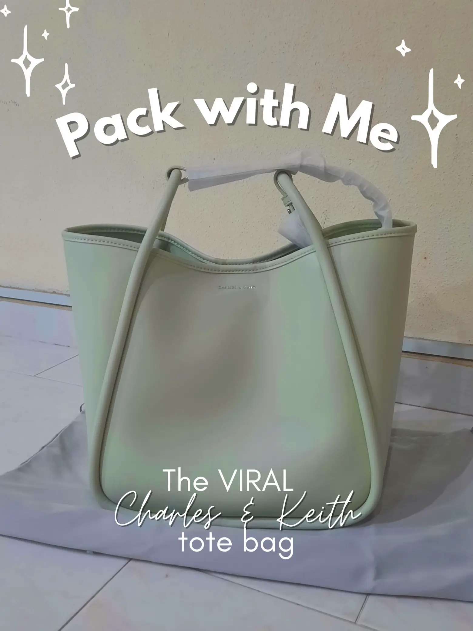 the viral Charles & Keith tote bag review!