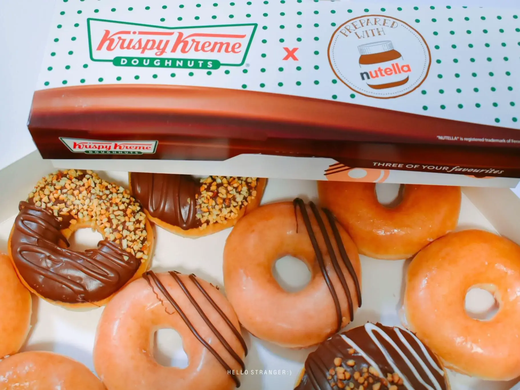3 รสชาติใหม่จาก Krispy Kreme x prepared with Nutella | แกลเลอรีที่โพสต์ ...