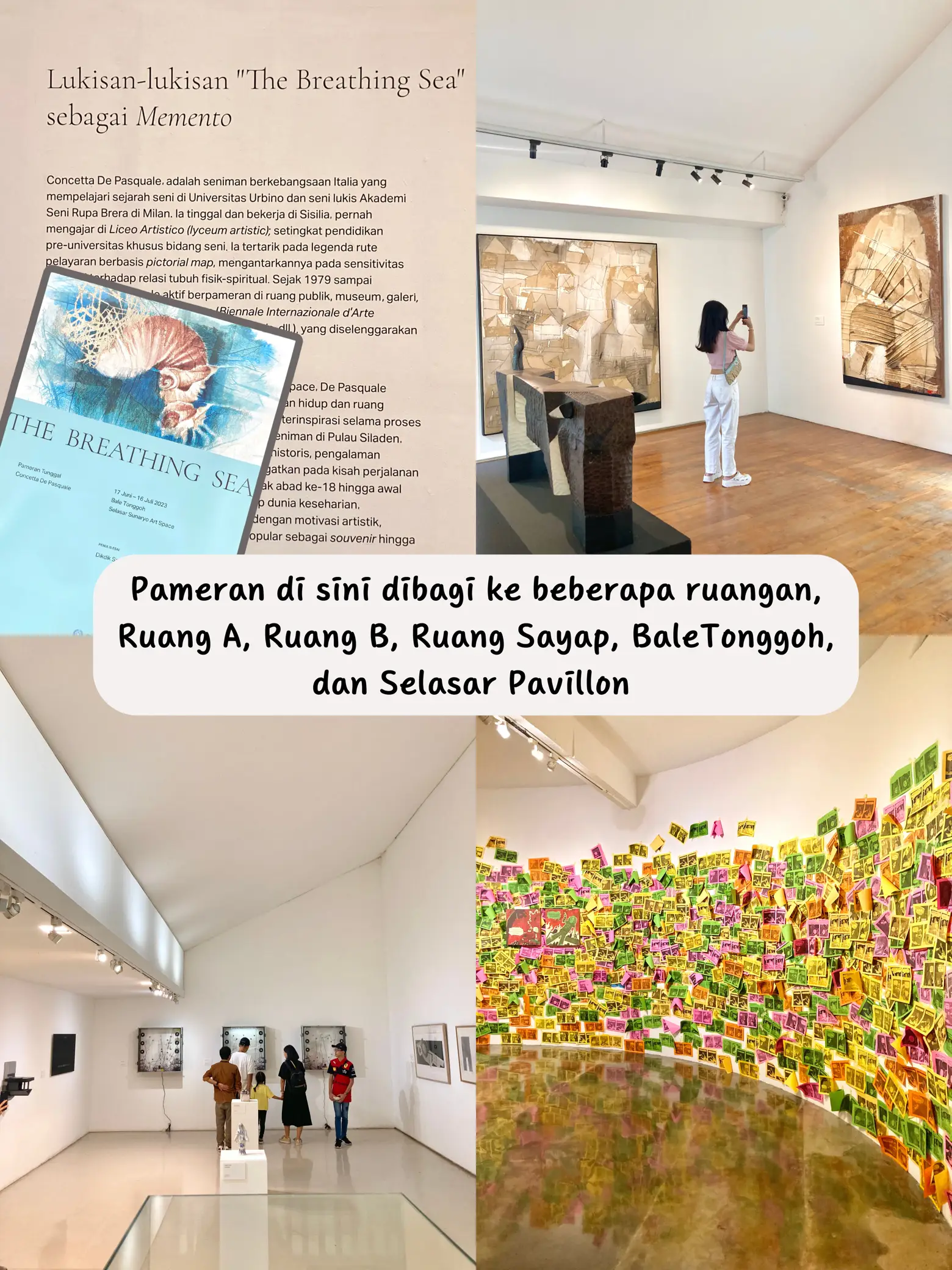 ART GALLERY DI BANDUNG Galeri diposting oleh Natasya Adalia Lemon8