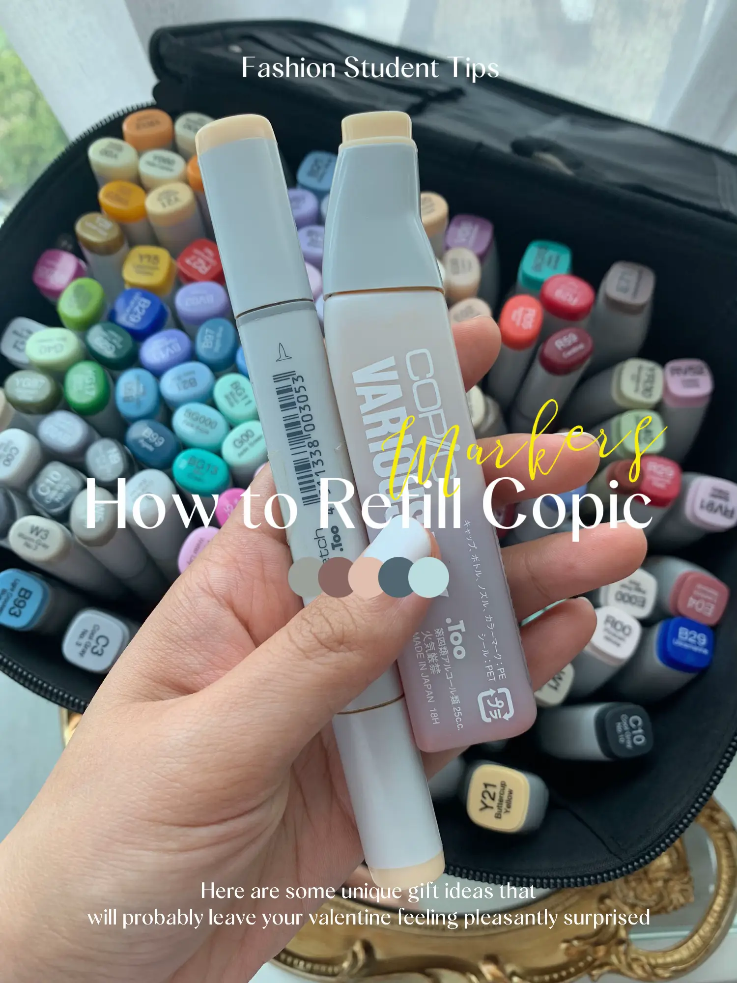 Copic Various Ink! How to Refill your Markers, Make a Mess & Clean it up! 