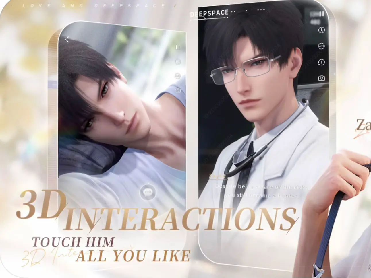 เกมจีบหนุ่ม 3D Love and Deepspace เซิร์ฟอินเตอร์ ! แกลเลอรีที่โพสต์โดย Ikémen fangirl Lemon8