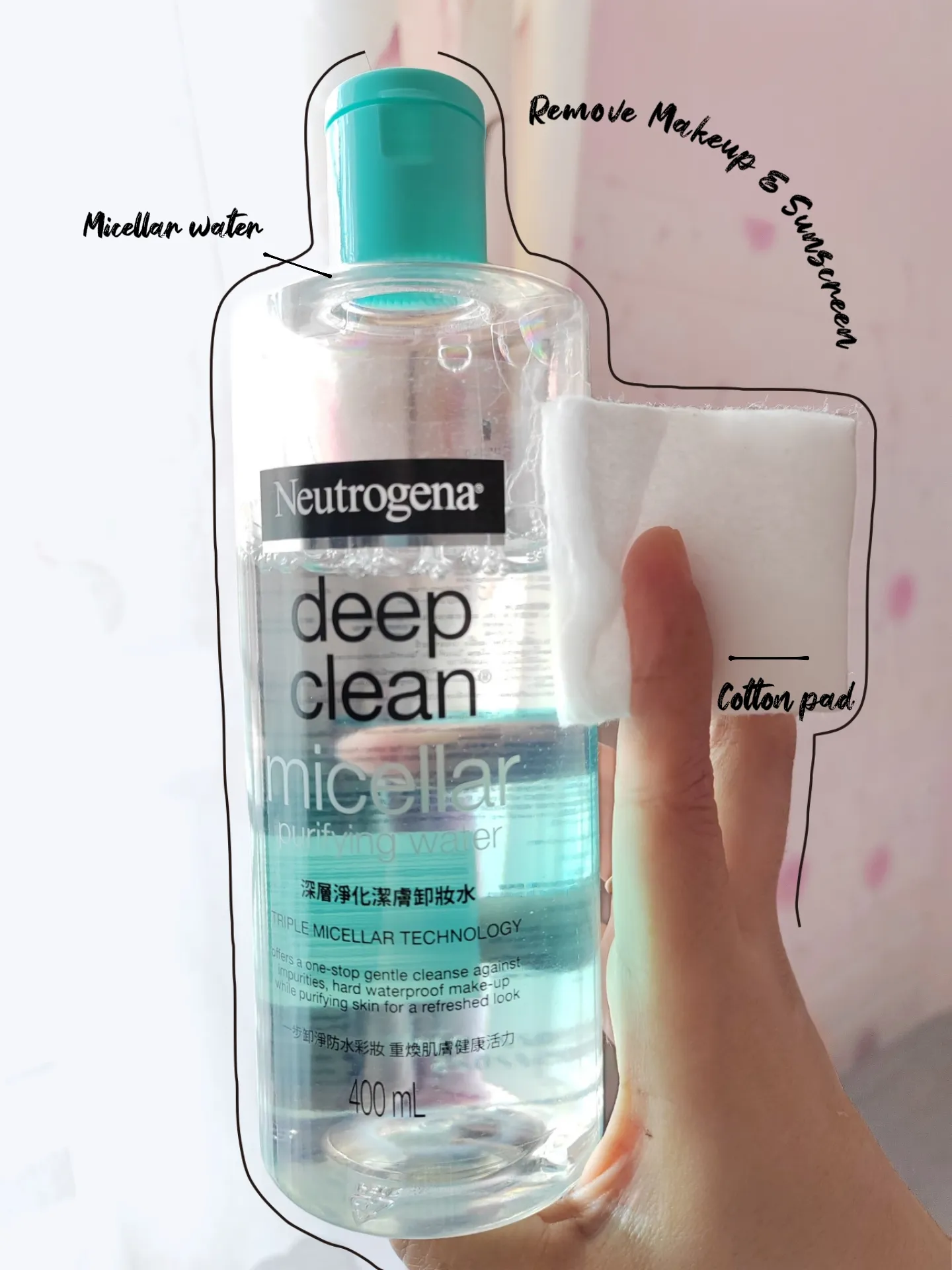 Micellar water remove clearance sunscreen