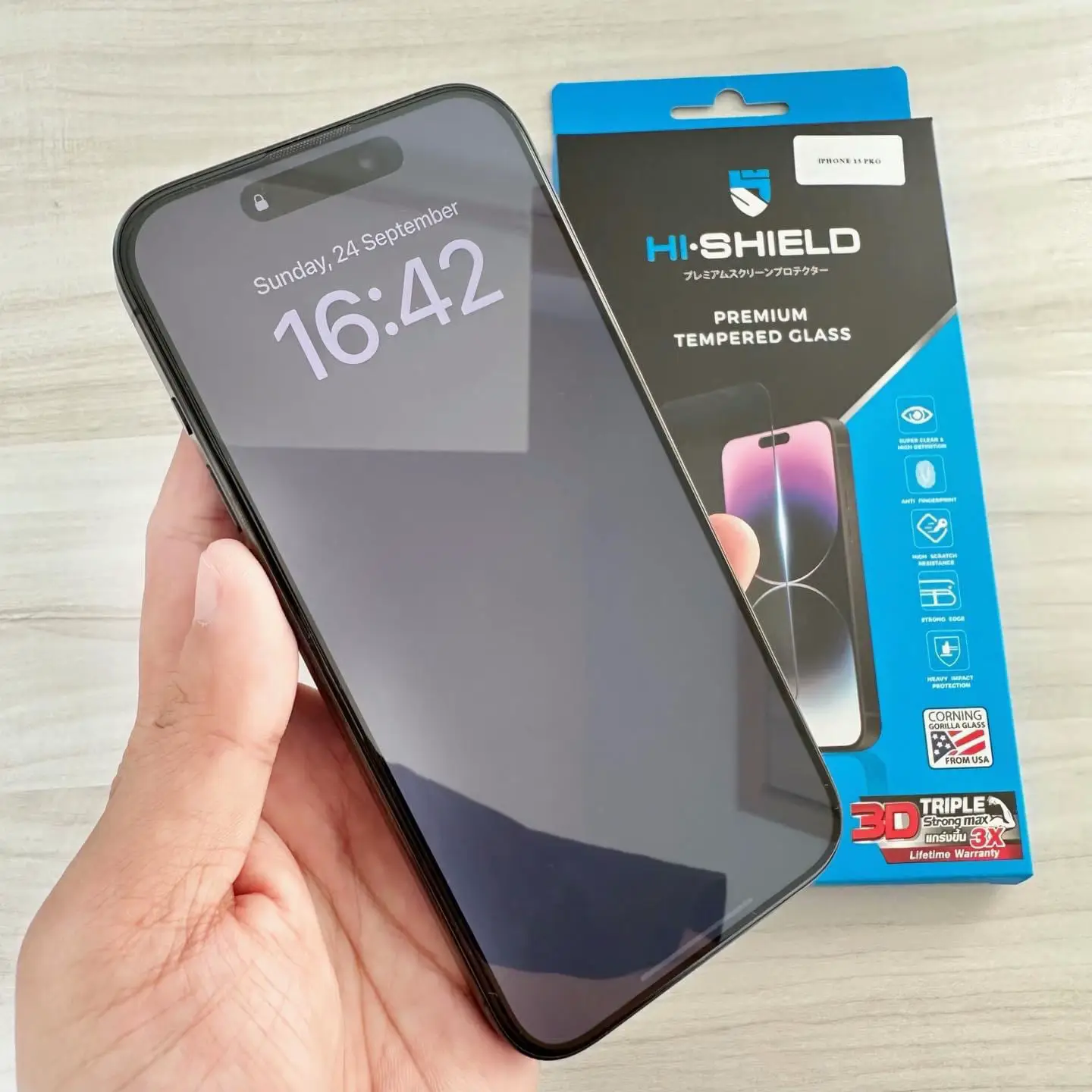 HI-SHIELD 2.5D iPhone Full Coverage Tempered Glass Film - hishieldgadget