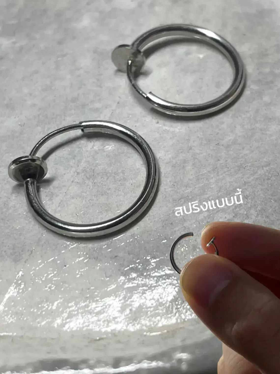 2 Colors Earring Making Kit Stainless Steel Hoop Earring - Temu