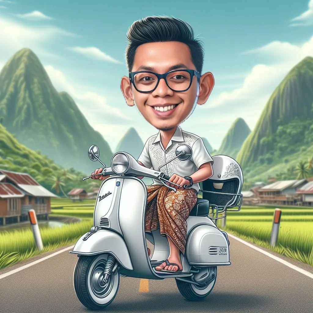 Membuat karikatur dengan 2 aplikasi ai galeri diposting oleh agus