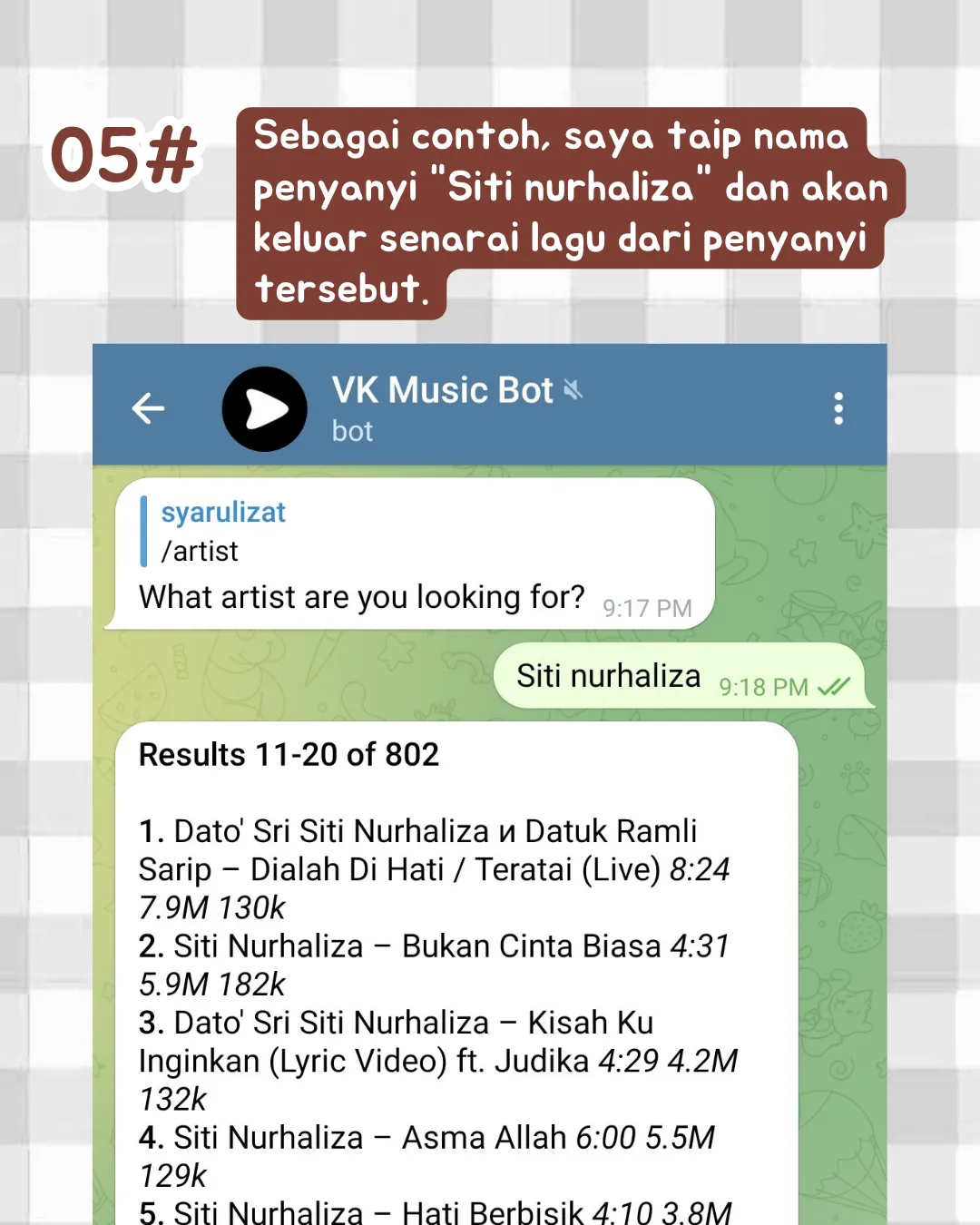 Cara Mudah Download & Dengar lagu dari Telegram | Galeri disiarkan oleh  syarulizat | Lemon8