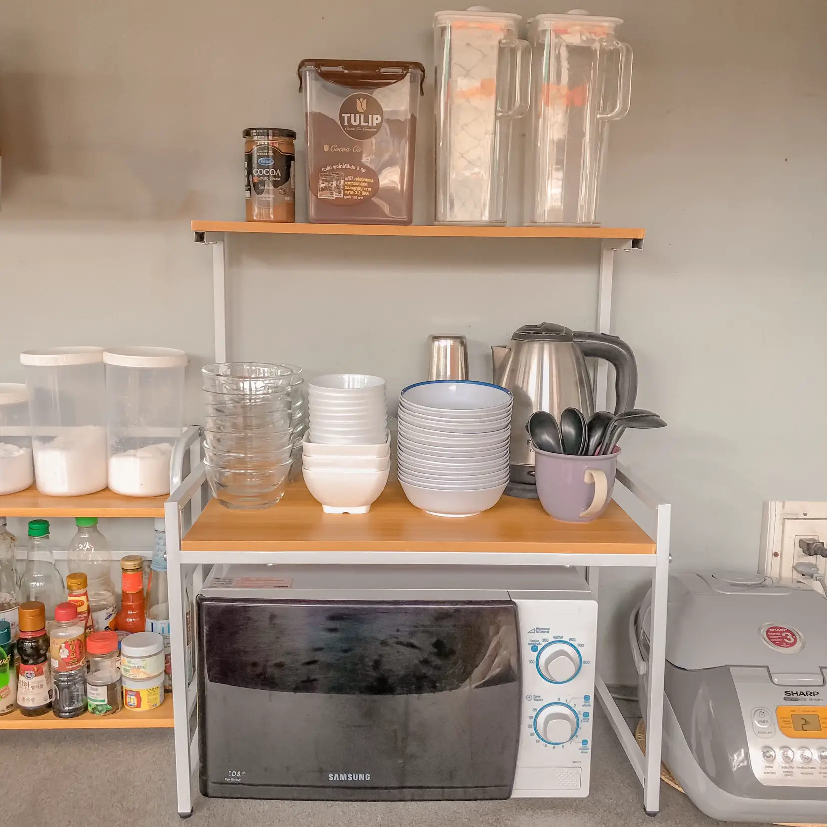 Organize Your Kitchen With This Under-$100 Microwave Stand