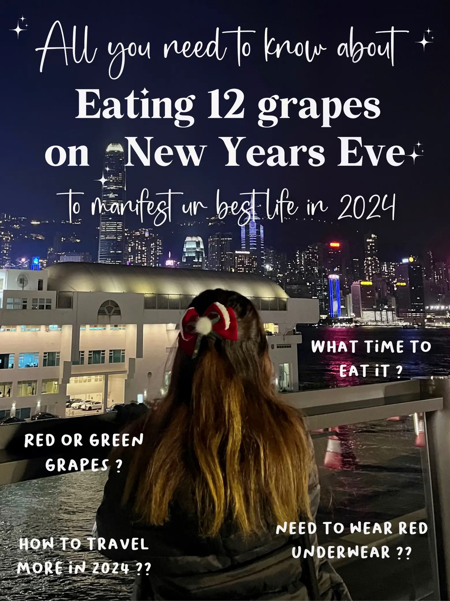 MUST DO ON NYE TO MANIFEST UR BEST LIFE IN 2024🍇‼️✓, Gallery posted by  Jeslyn ✨