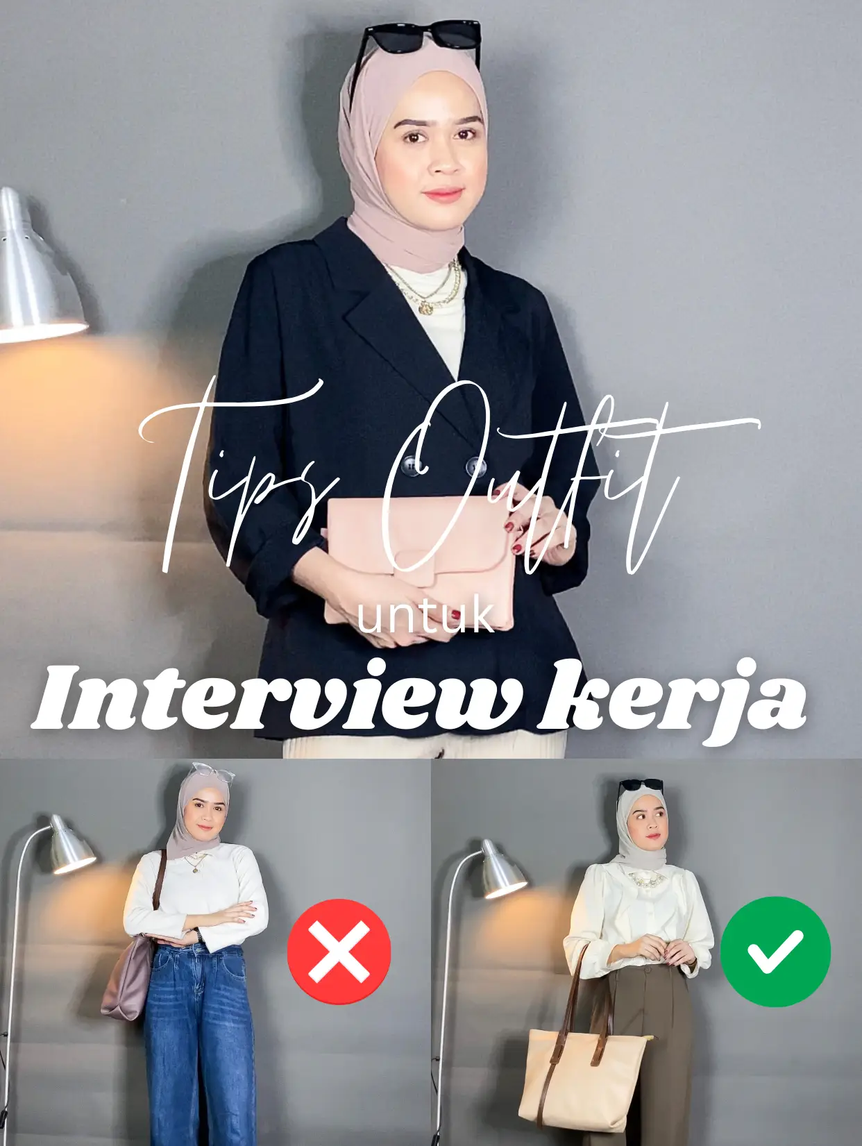 Job interview best sale hijab outfit