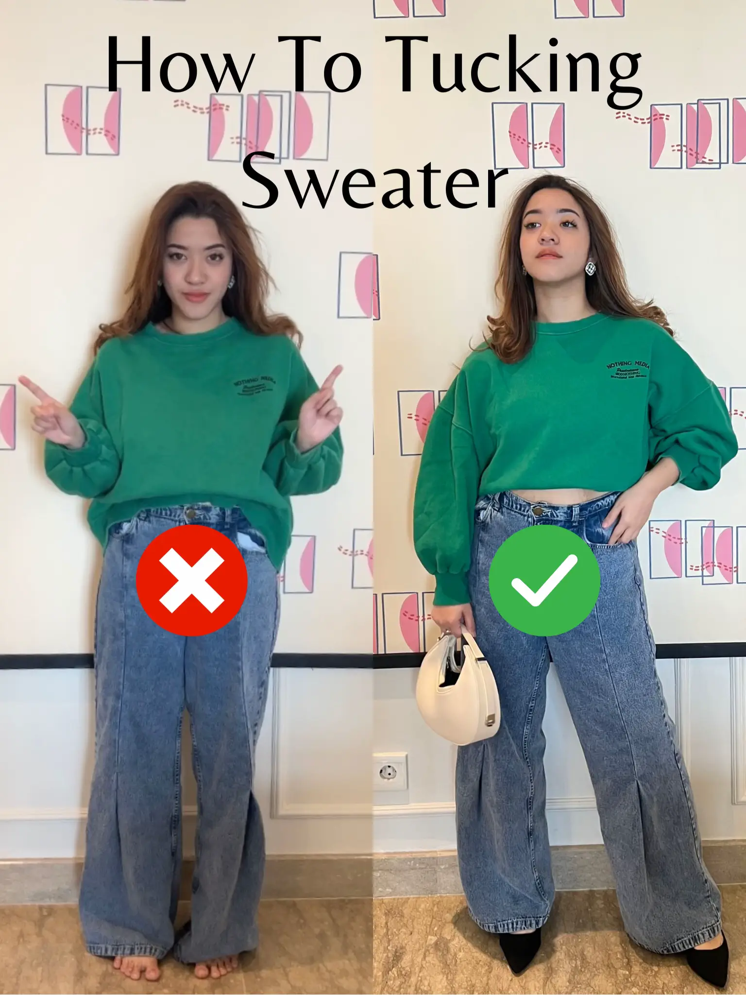 The Sweater-Tucking Hack That Will Give You A Polished Look